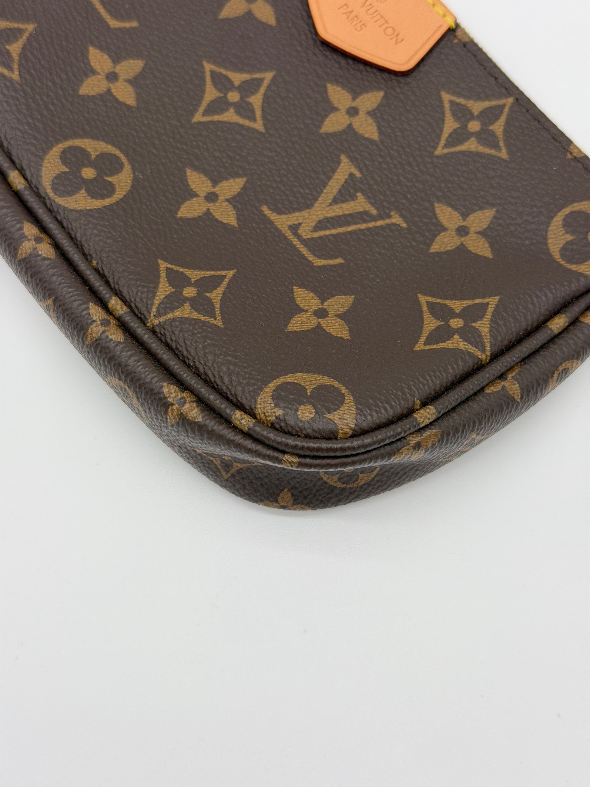 Louis Vuitton Monogram Small Pochette with chain