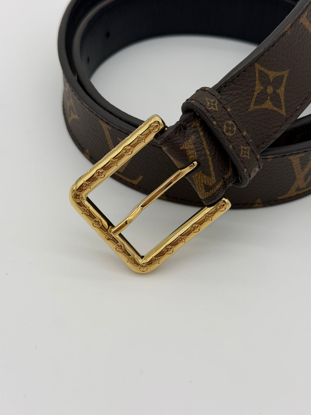 Louis Vuitton 30mm Monogram Belt Size 80
