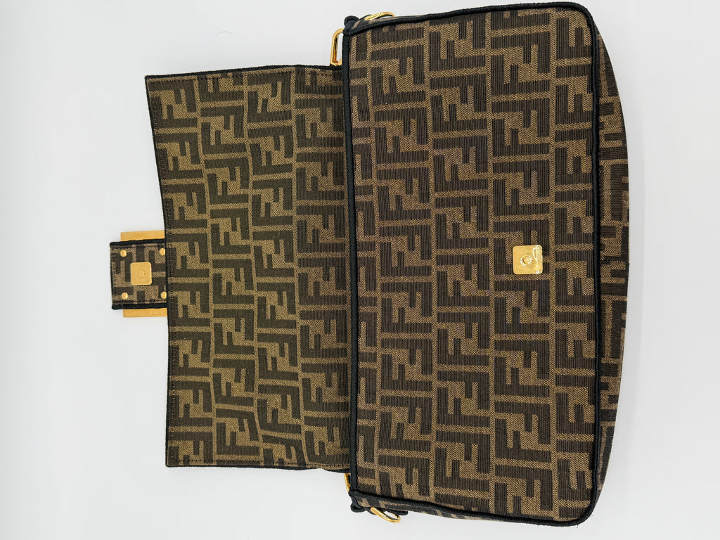 Fendi Zucca FF One Size Baguette