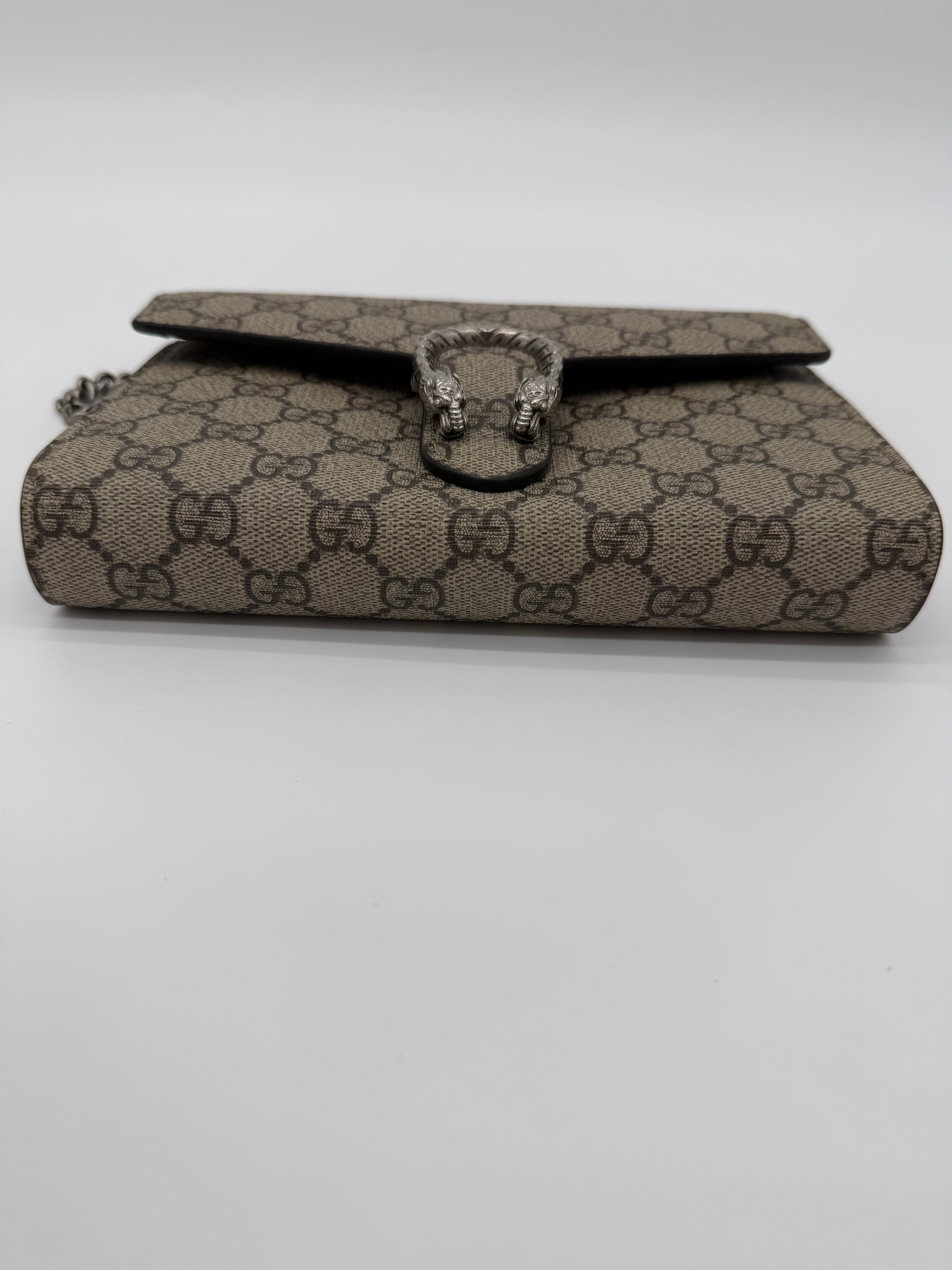 Gucci Dionysus GG Canvas Wallet on Chain