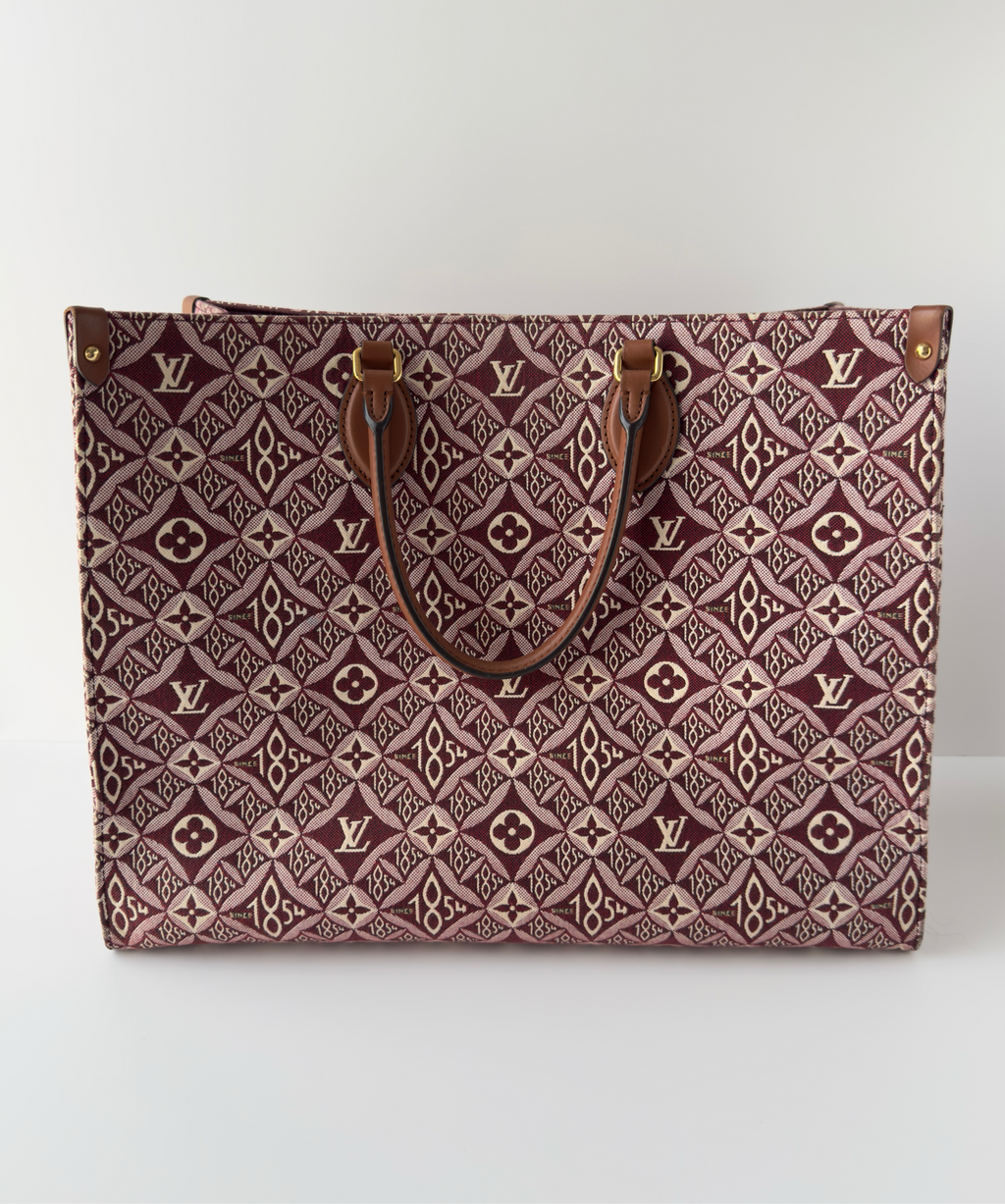 Louis Vuitton OnTheGo GM Jacquard Since 1854 Bordeaux