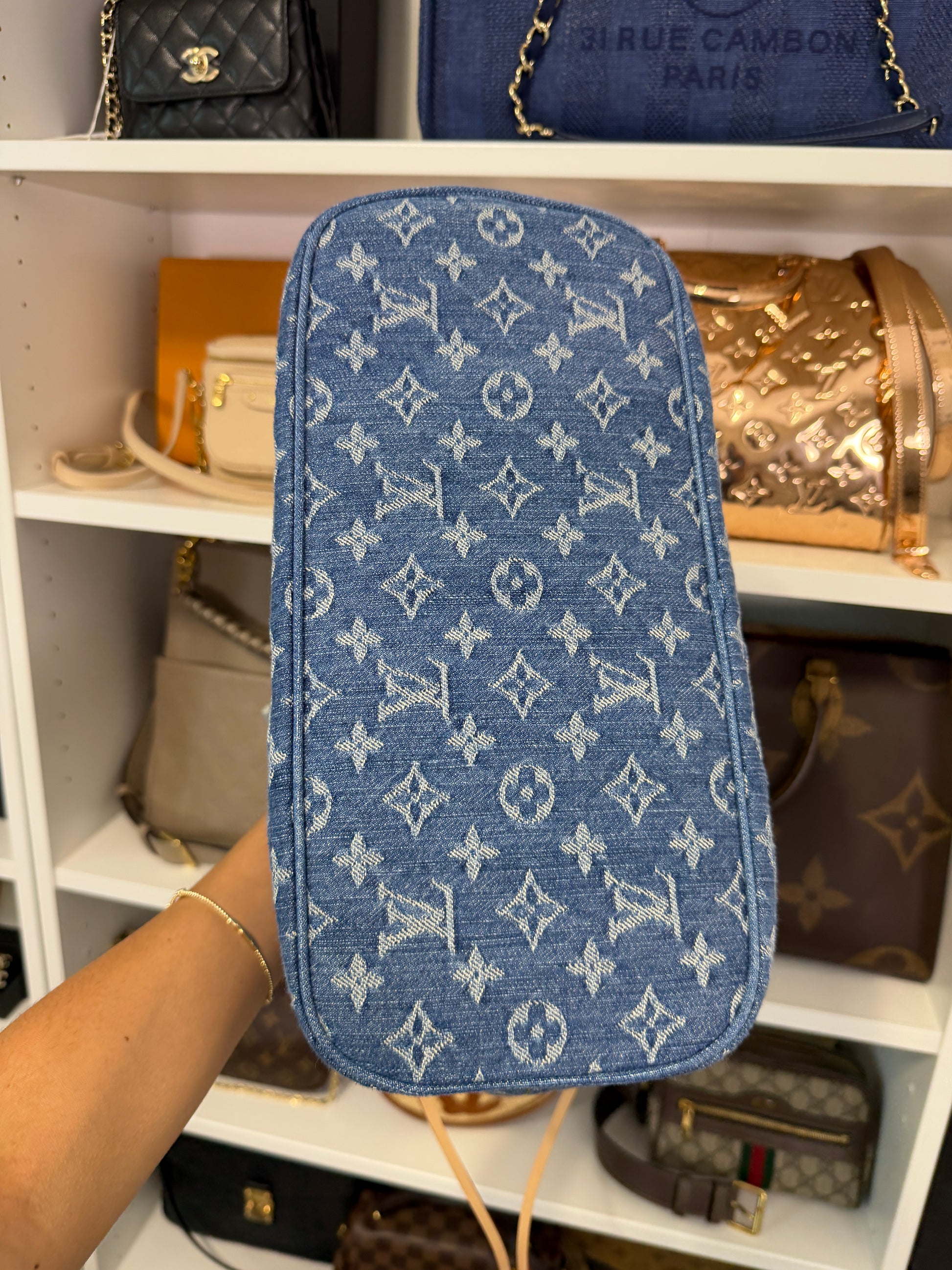 Louis Vuitton Denim Neverfull MM