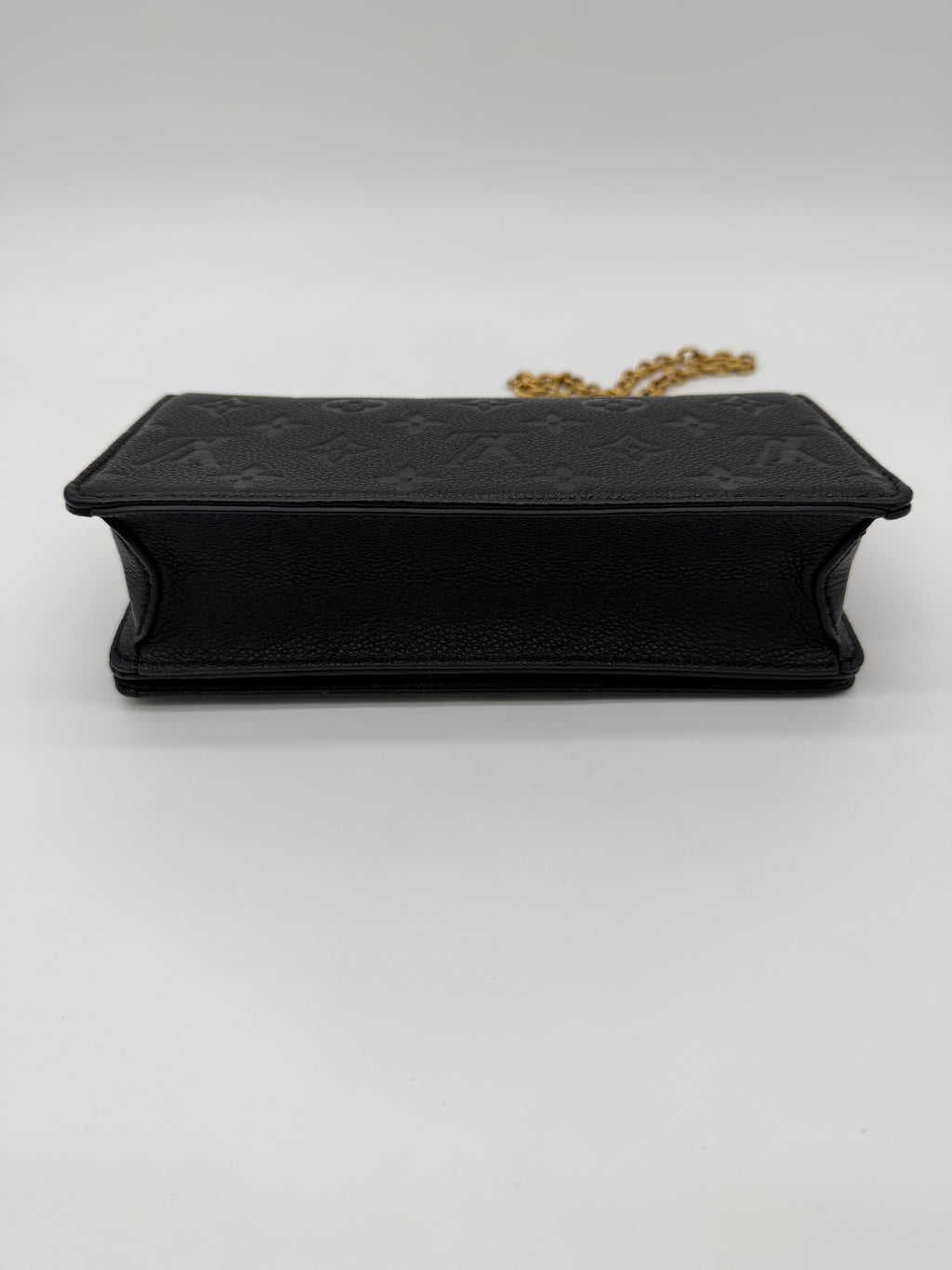Louis Vuitton Lily Wallet on Chain Black Empreinte