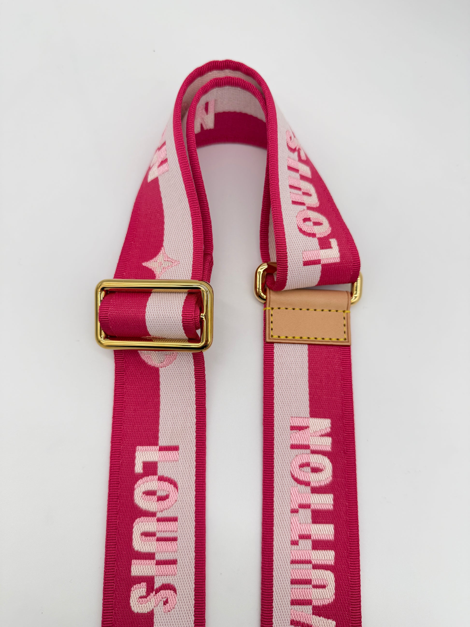 Louis Vuitton Pink Peony Adjustable Strap