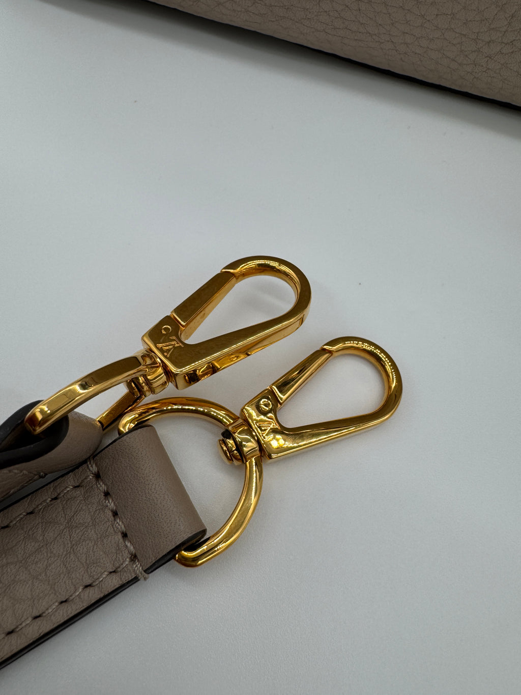Louis Vuitton Capucines PM Taurillon Galet Leather & Python