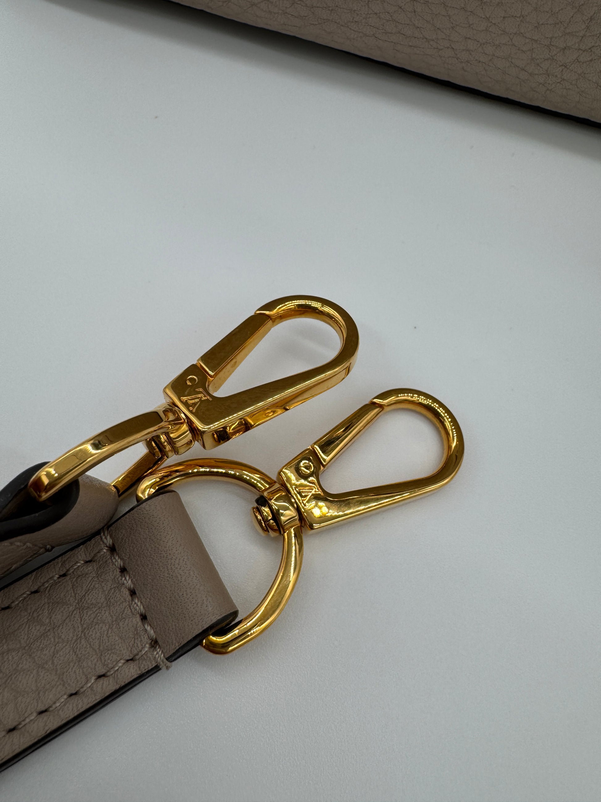 Louis Vuitton Capucines PM Taurillon Galet Leather & Python