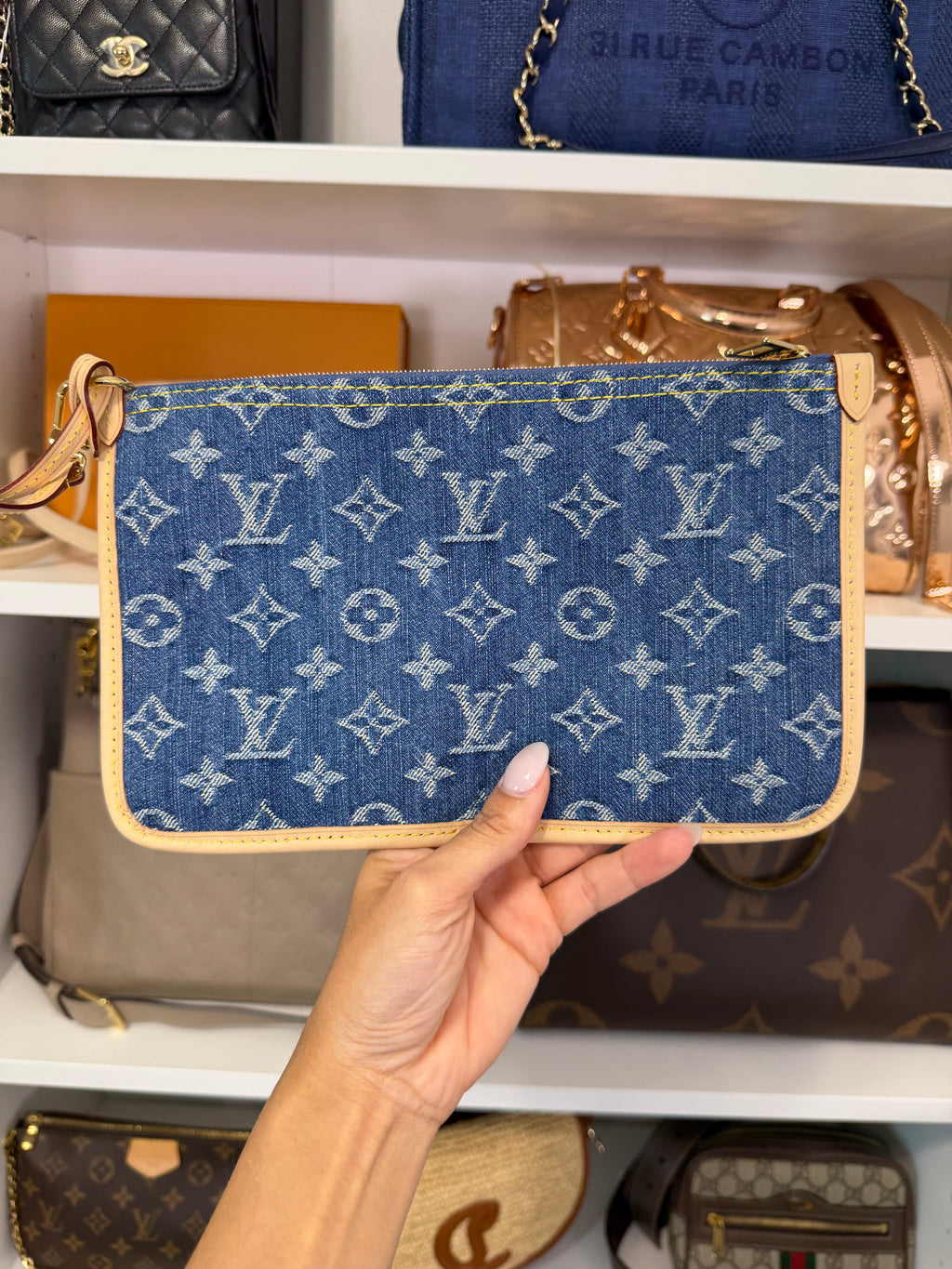 Louis Vuitton Denim Neverfull MM