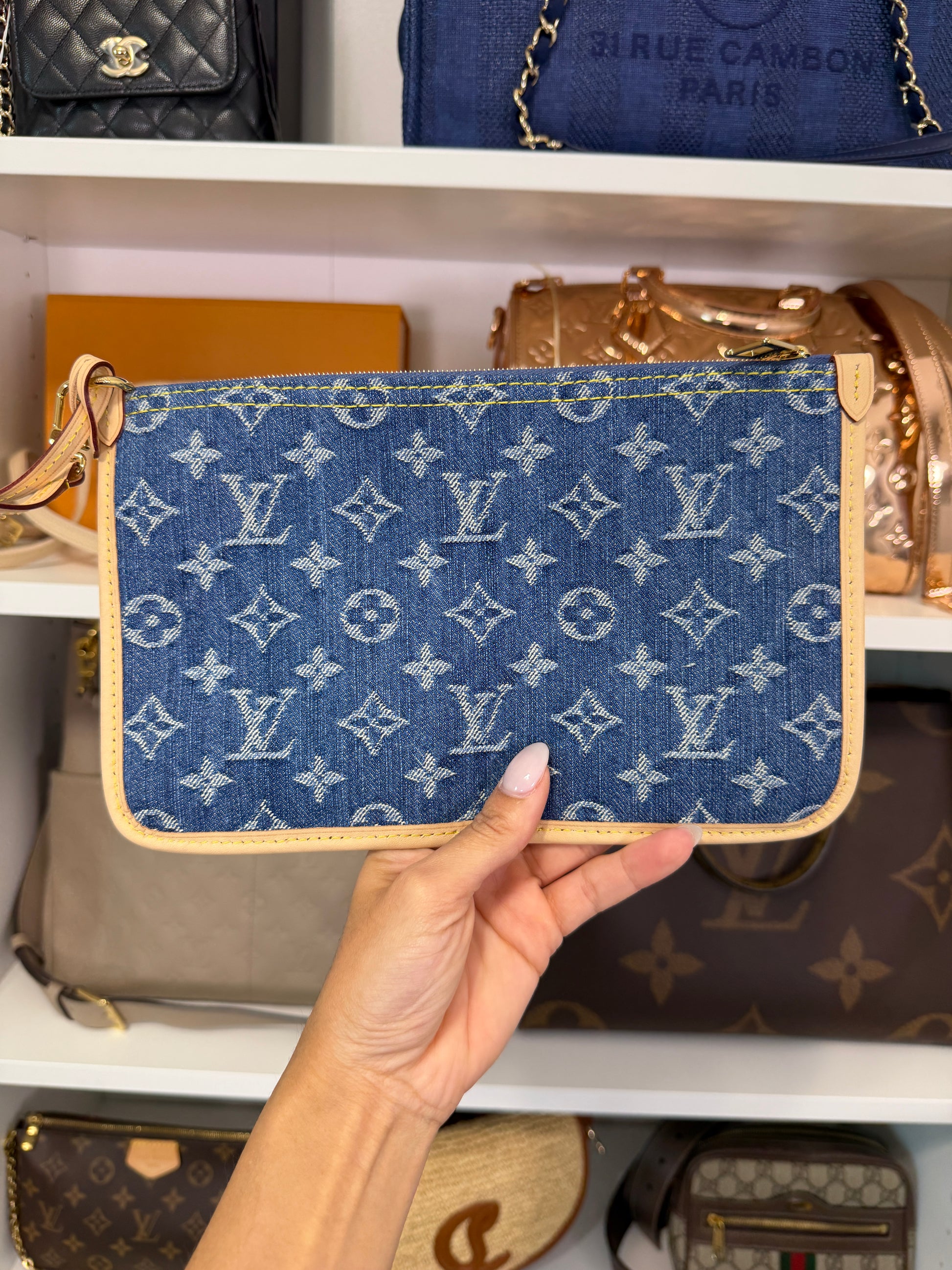 Louis Vuitton Denim Neverfull MM