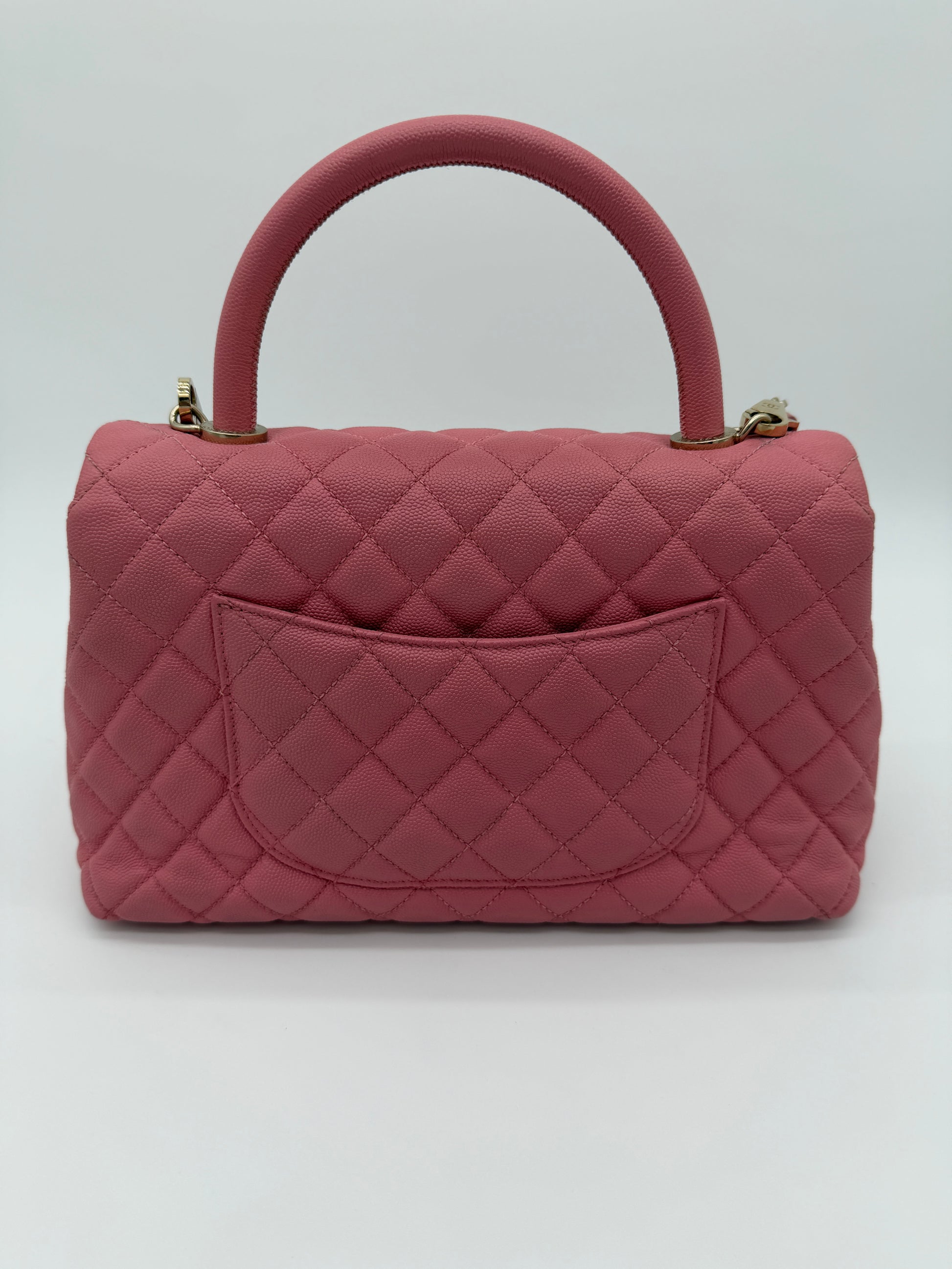 Chanel Caviar Coco Top Handle Small
