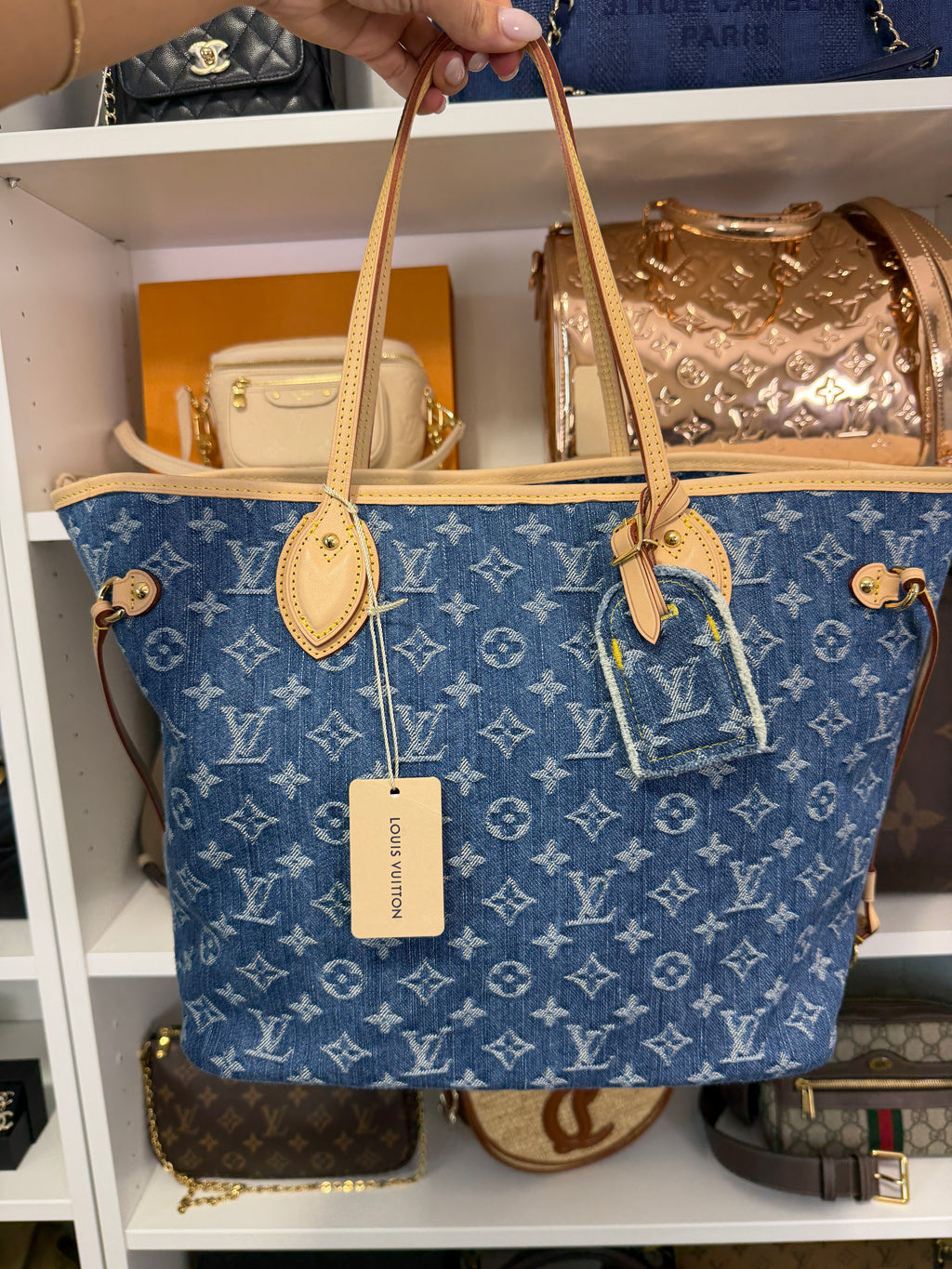 Louis Vuitton Denim Neverfull MM