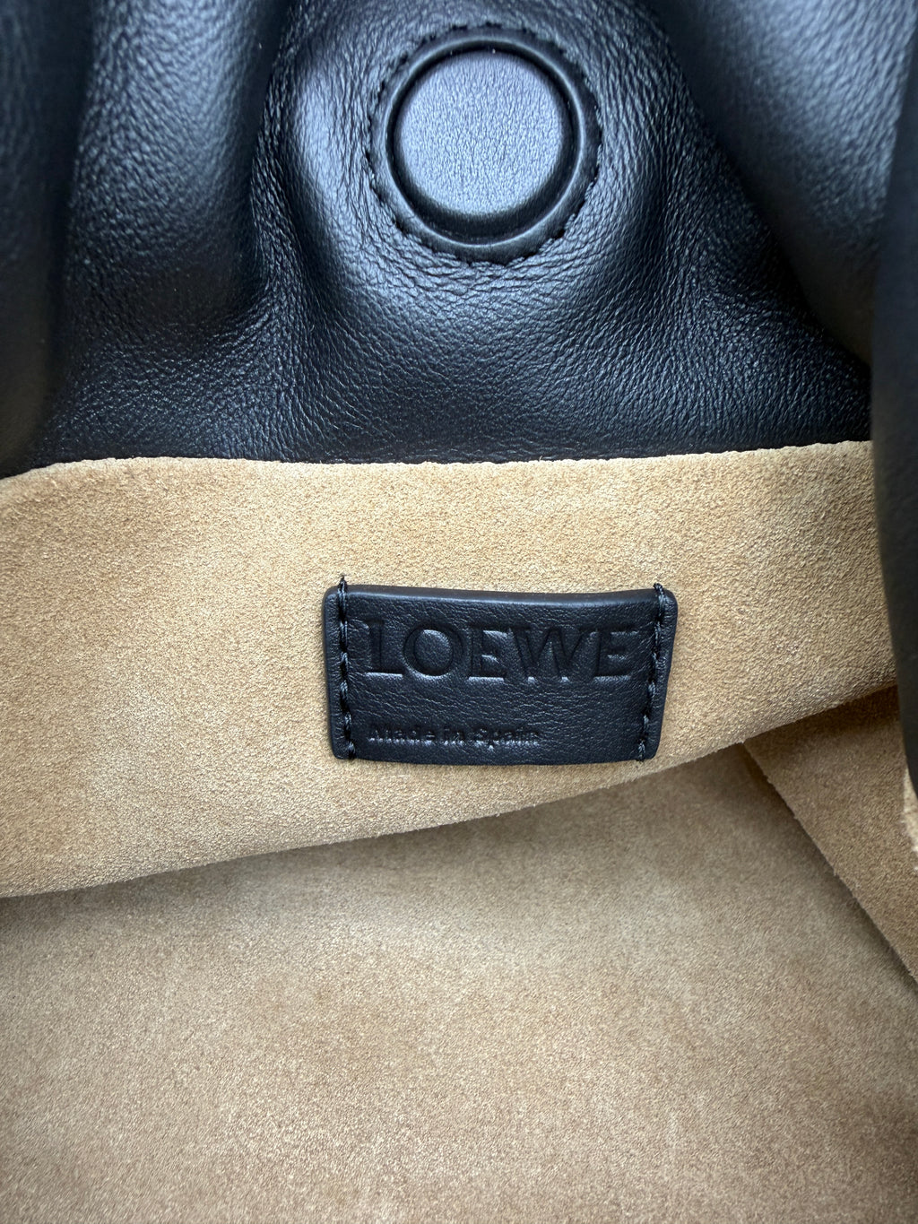 Loewe Flamenco Black Mini Clutch Bag