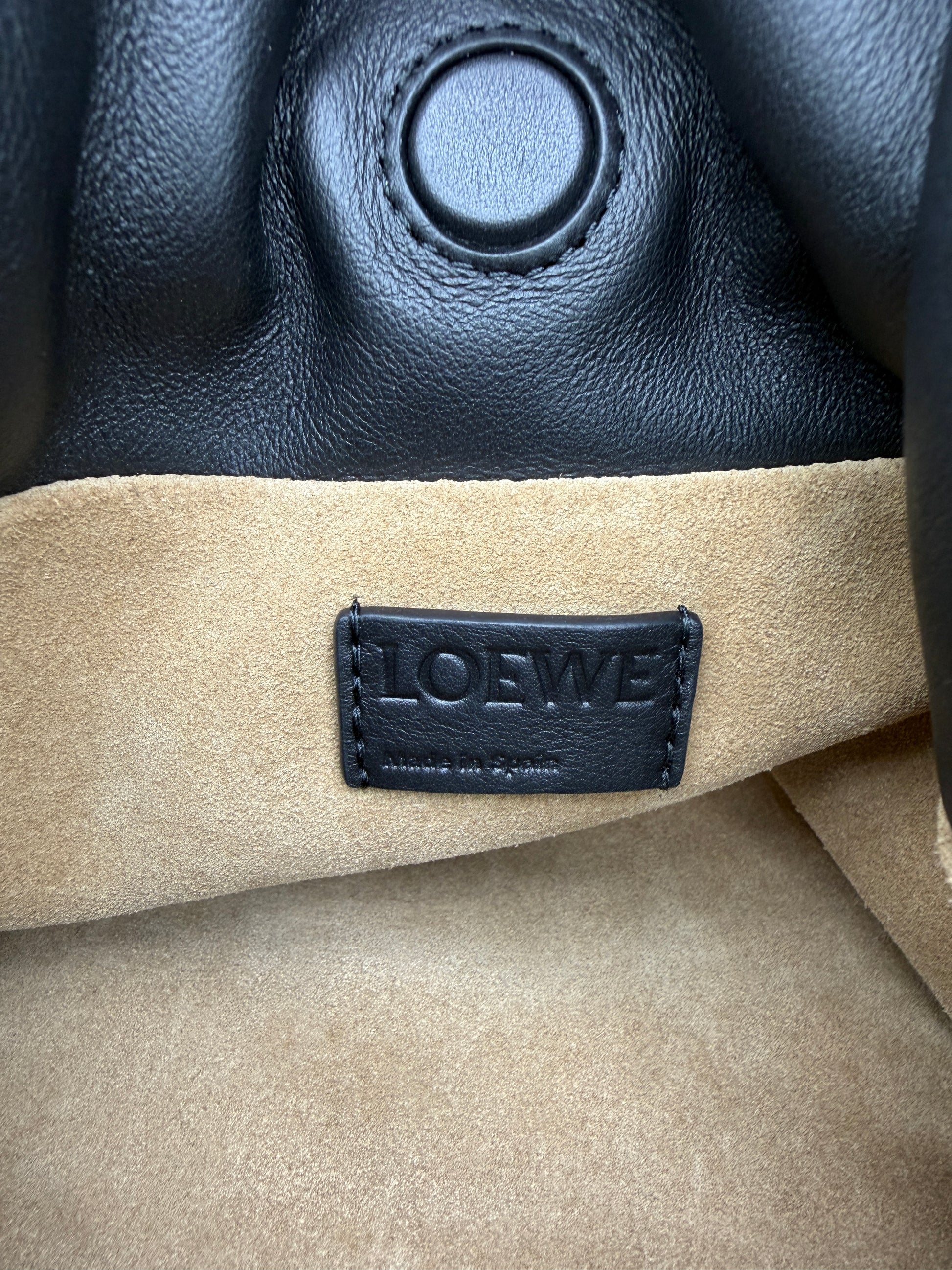 Loewe Flamenco Black Mini Clutch Bag