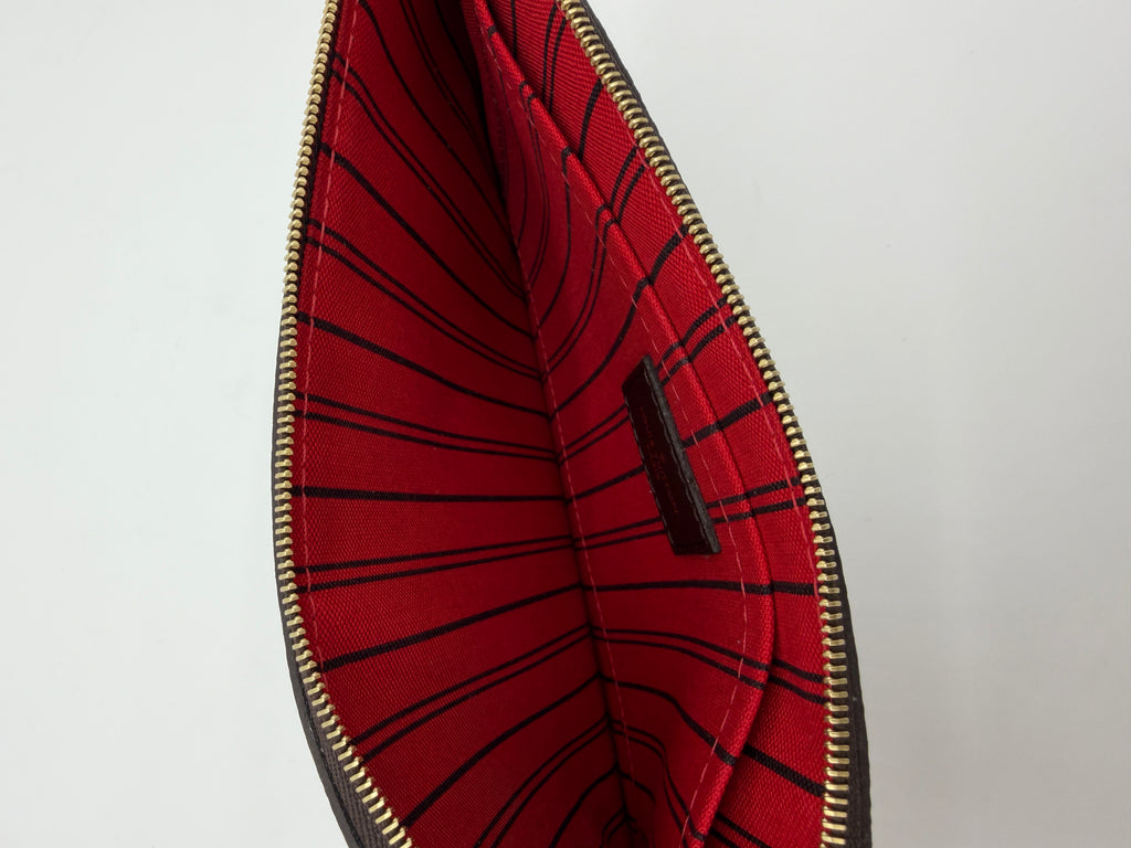 Louis Vuitton Neverfull Pochette Damier Ebene