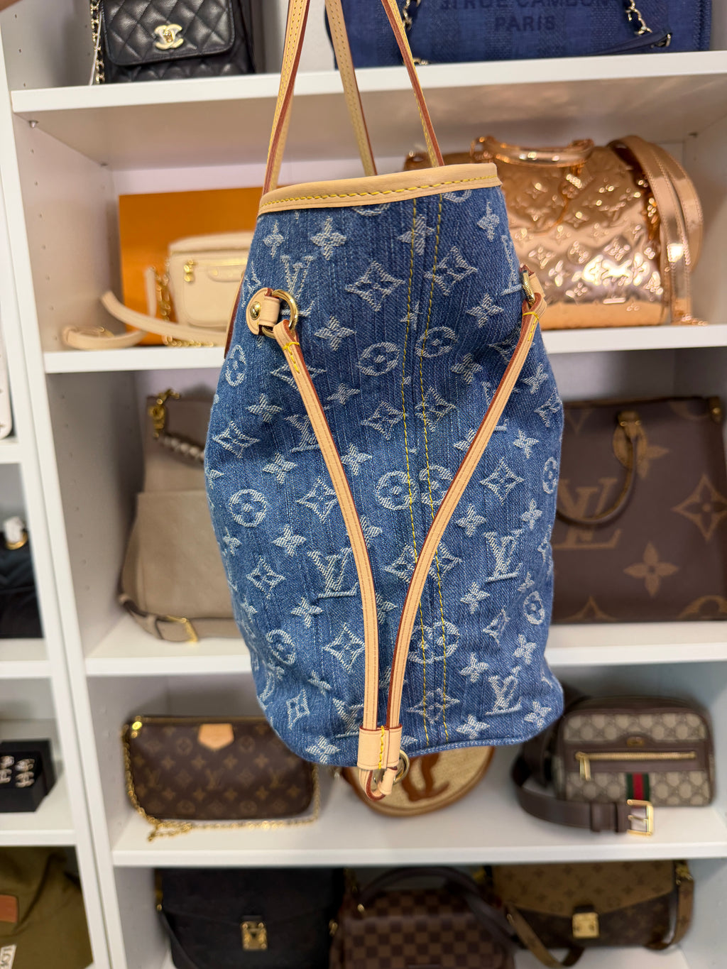 Louis Vuitton Denim Neverfull MM