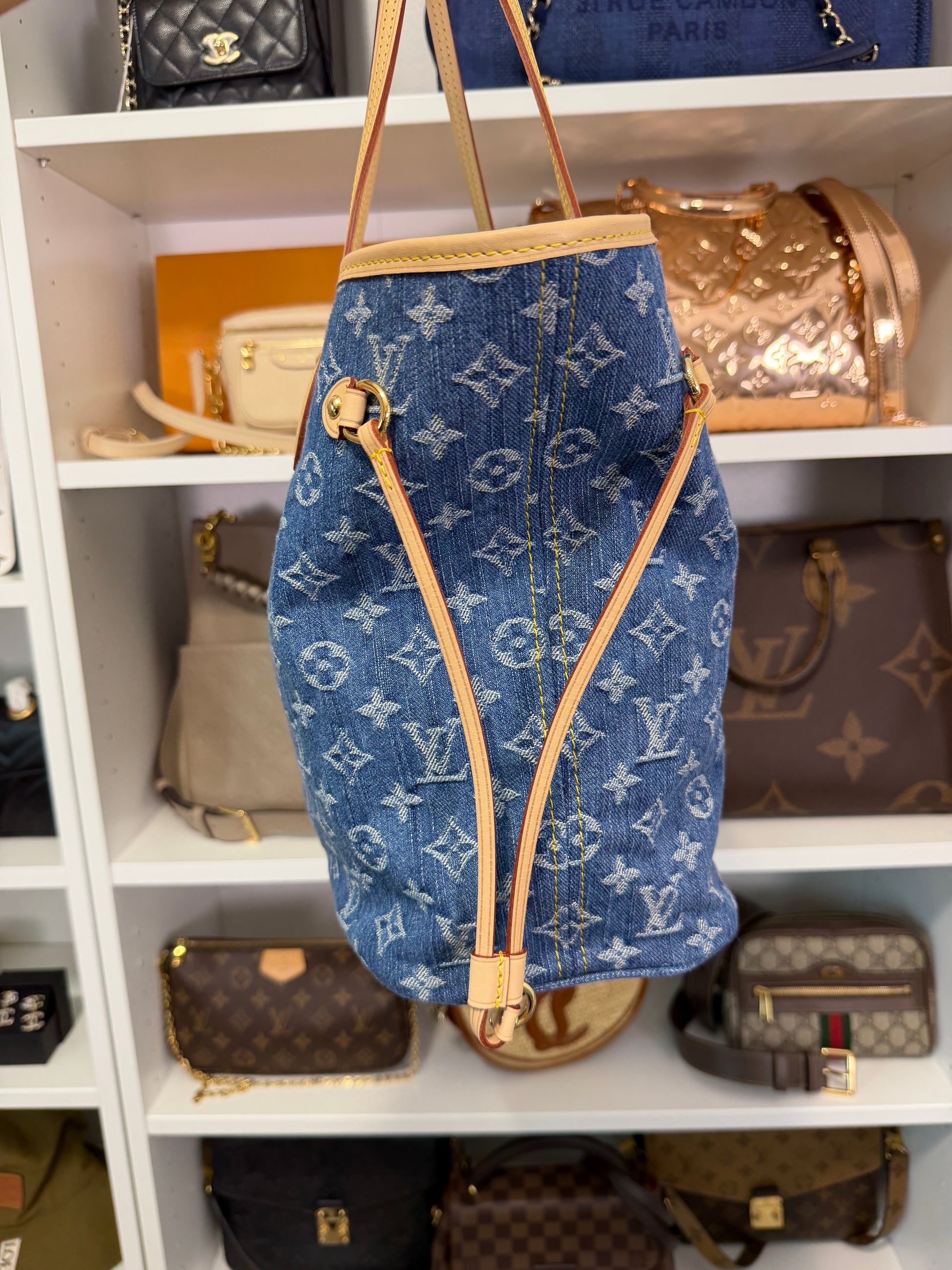 Louis Vuitton Denim Neverfull MM