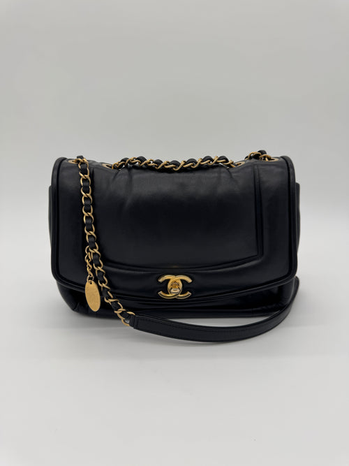 Chanel Diana Lambskin Puffy Flap Bag