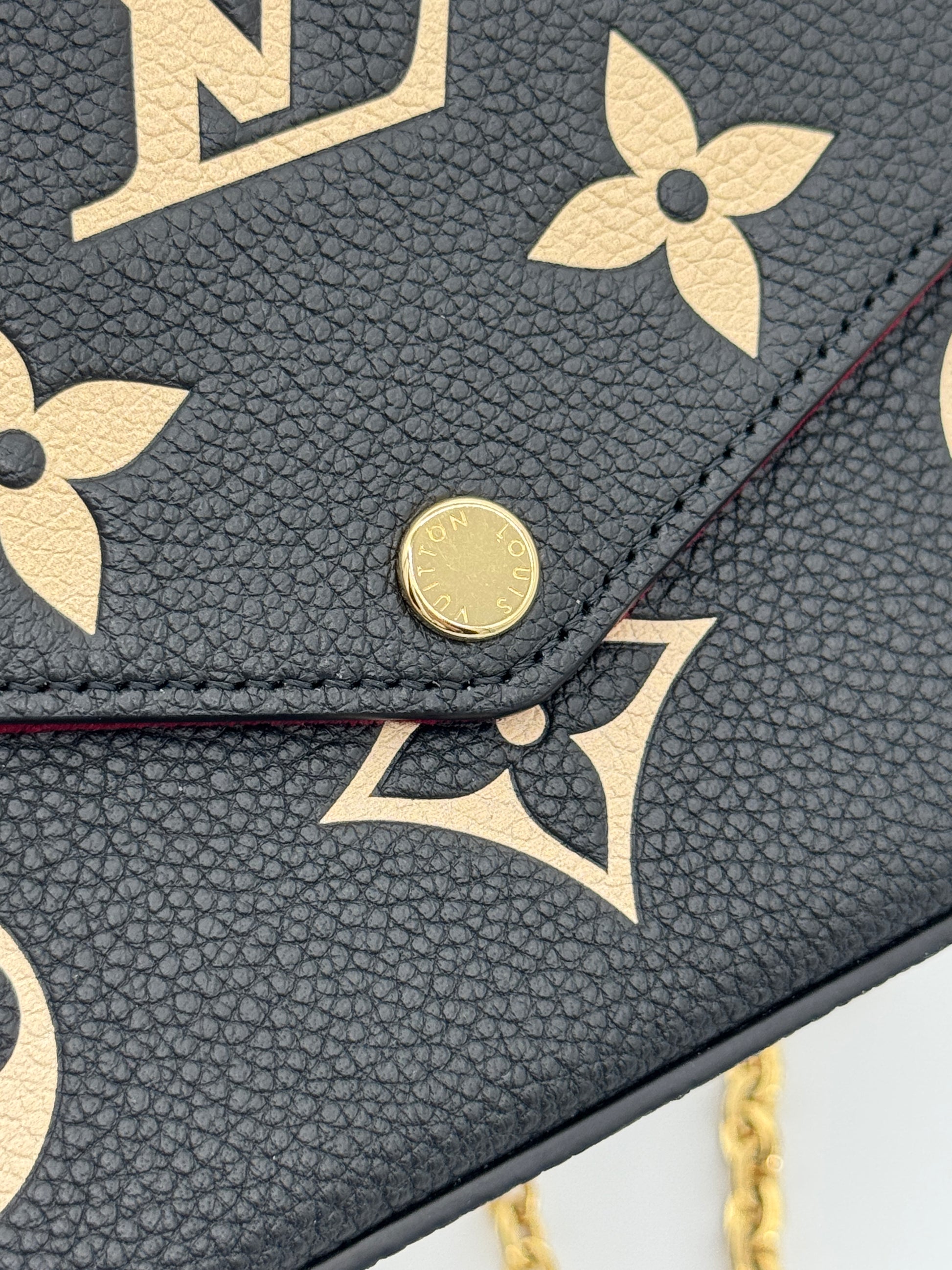 Louis Vuitton Felicie Pochette Bicolor Empreinte