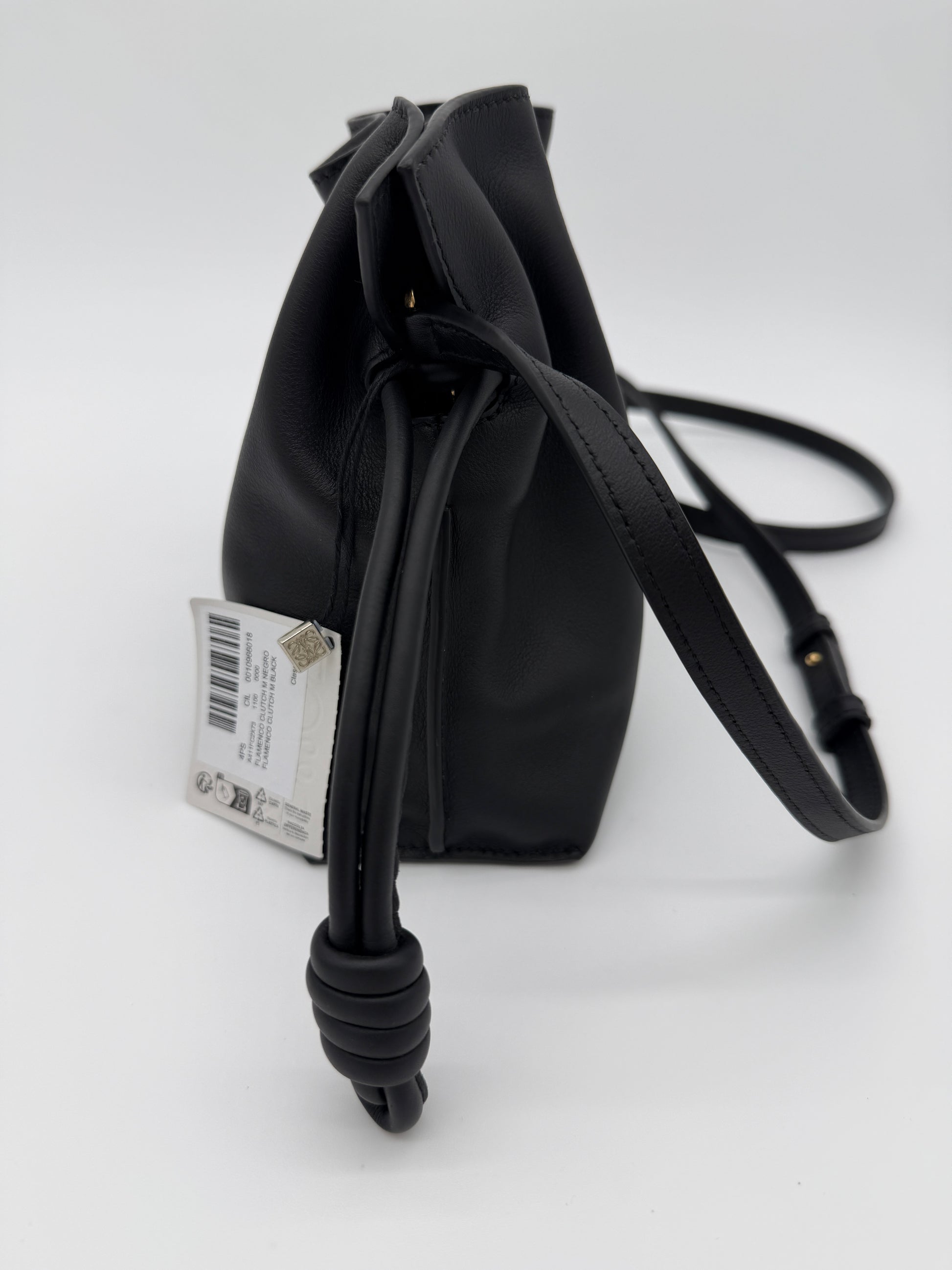 Loewe Flamenco Black Mini Clutch Bag