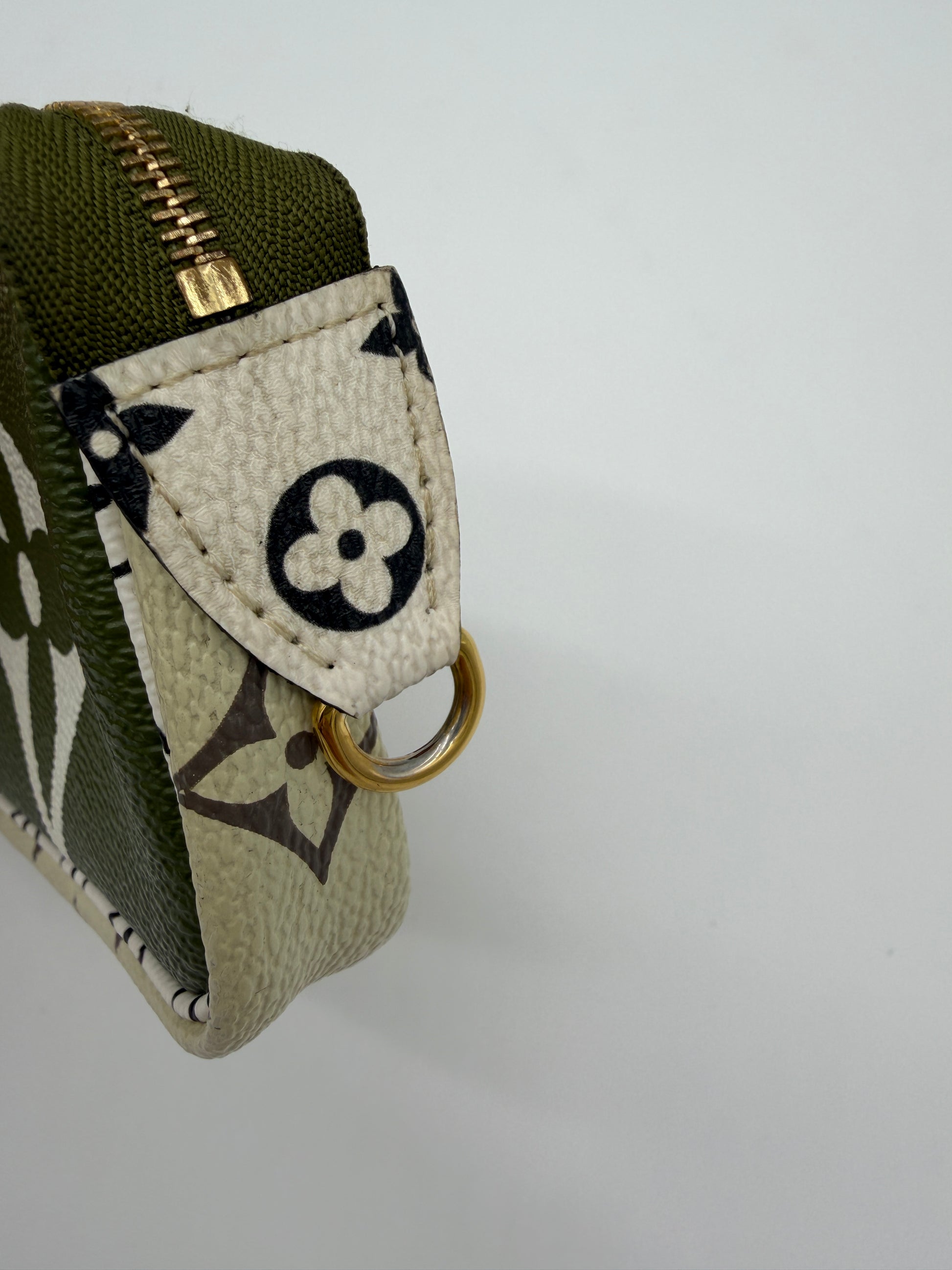 Louis Vuitton Monogram Khaki Key Pochette