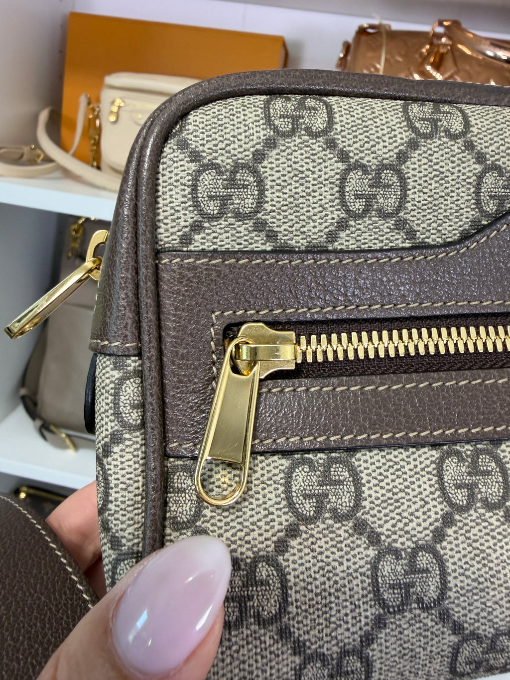 Gucci GG Supreme Ophidia Belt Bag Size 85