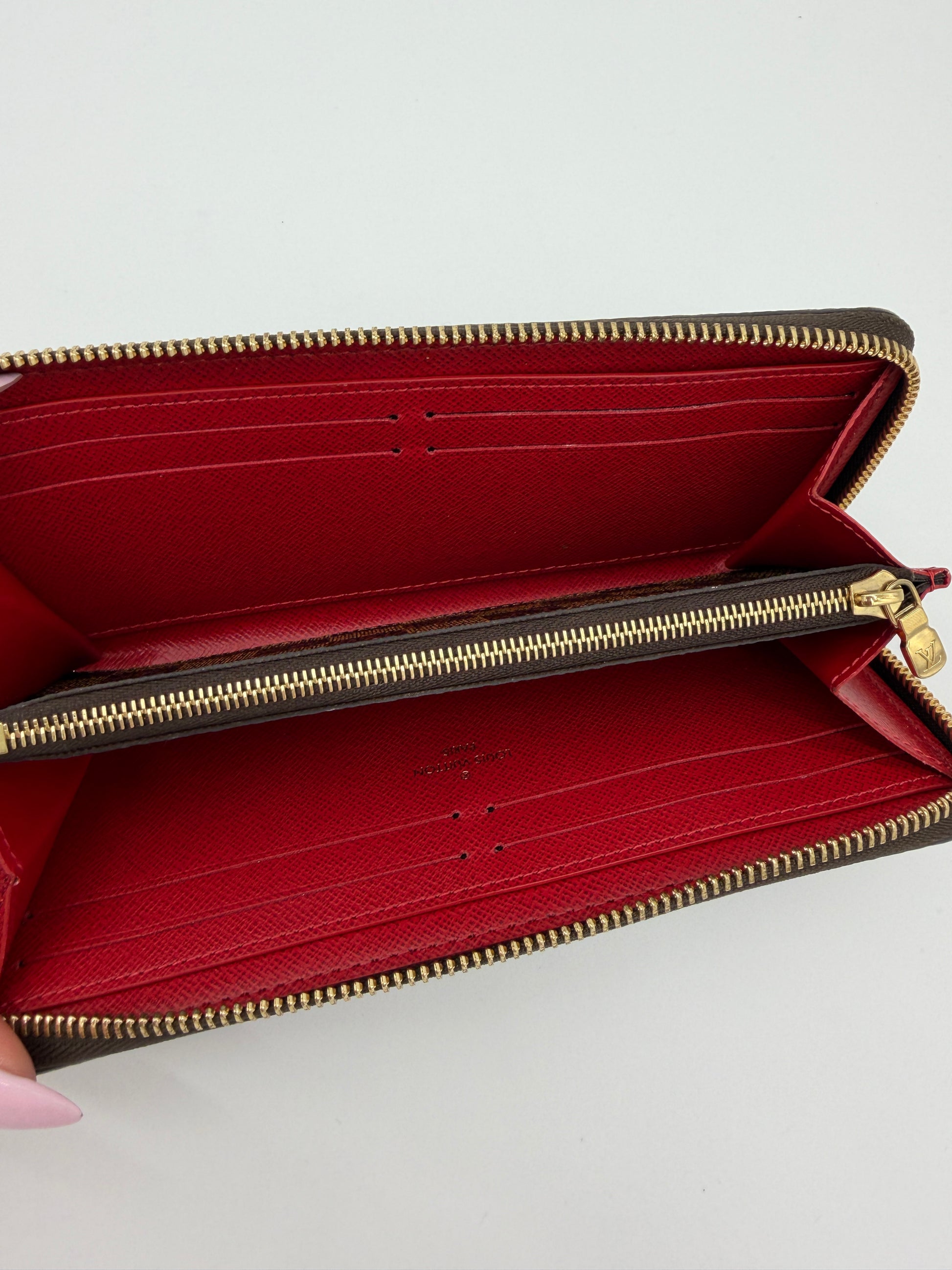 Louis Vuitton Damier Ebene Clemence Wallet