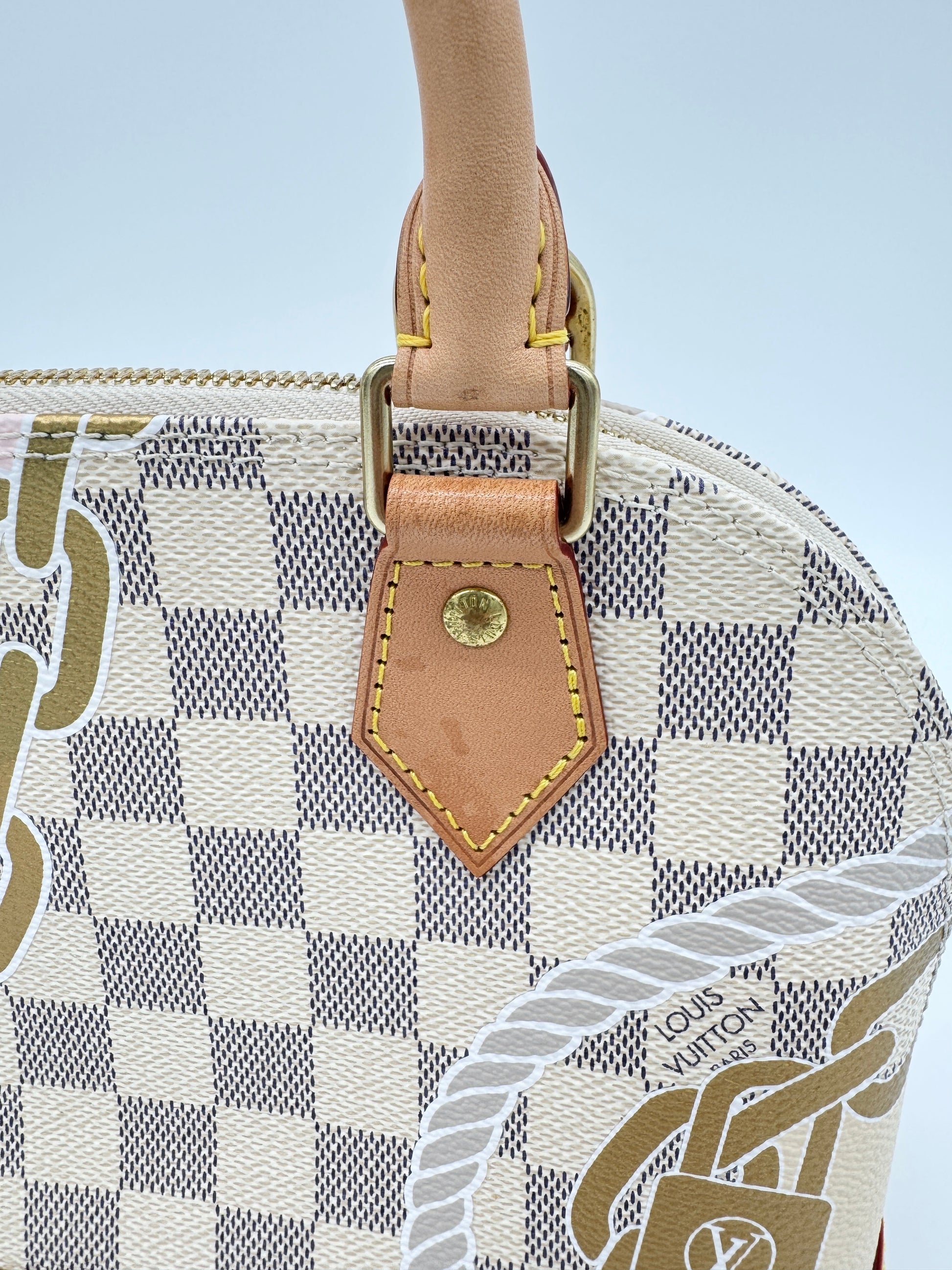 Louis Vuitton Damier Azur Nautical Alma BB