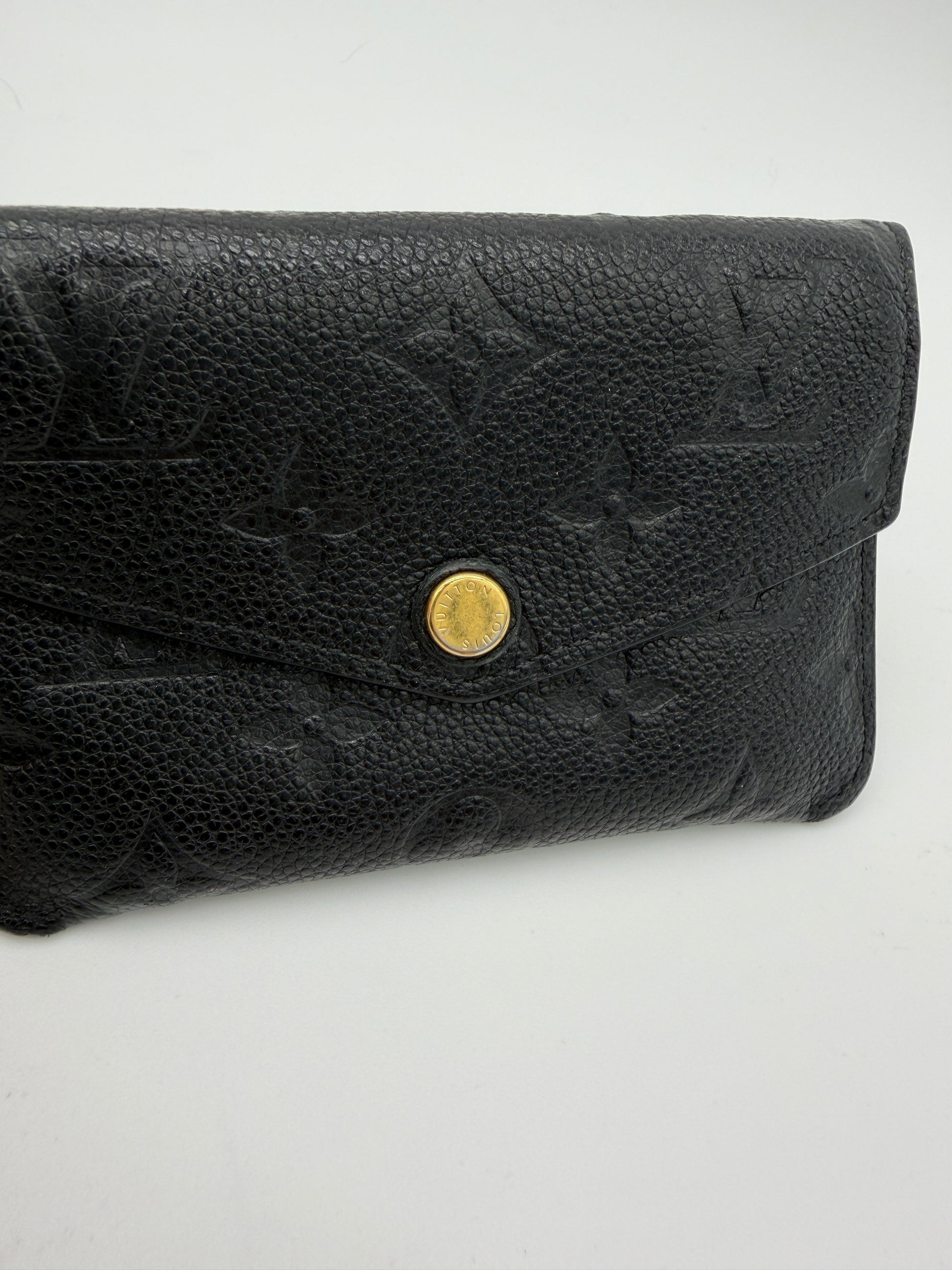 Louis Vuitton Black Empreinte Key Pouch