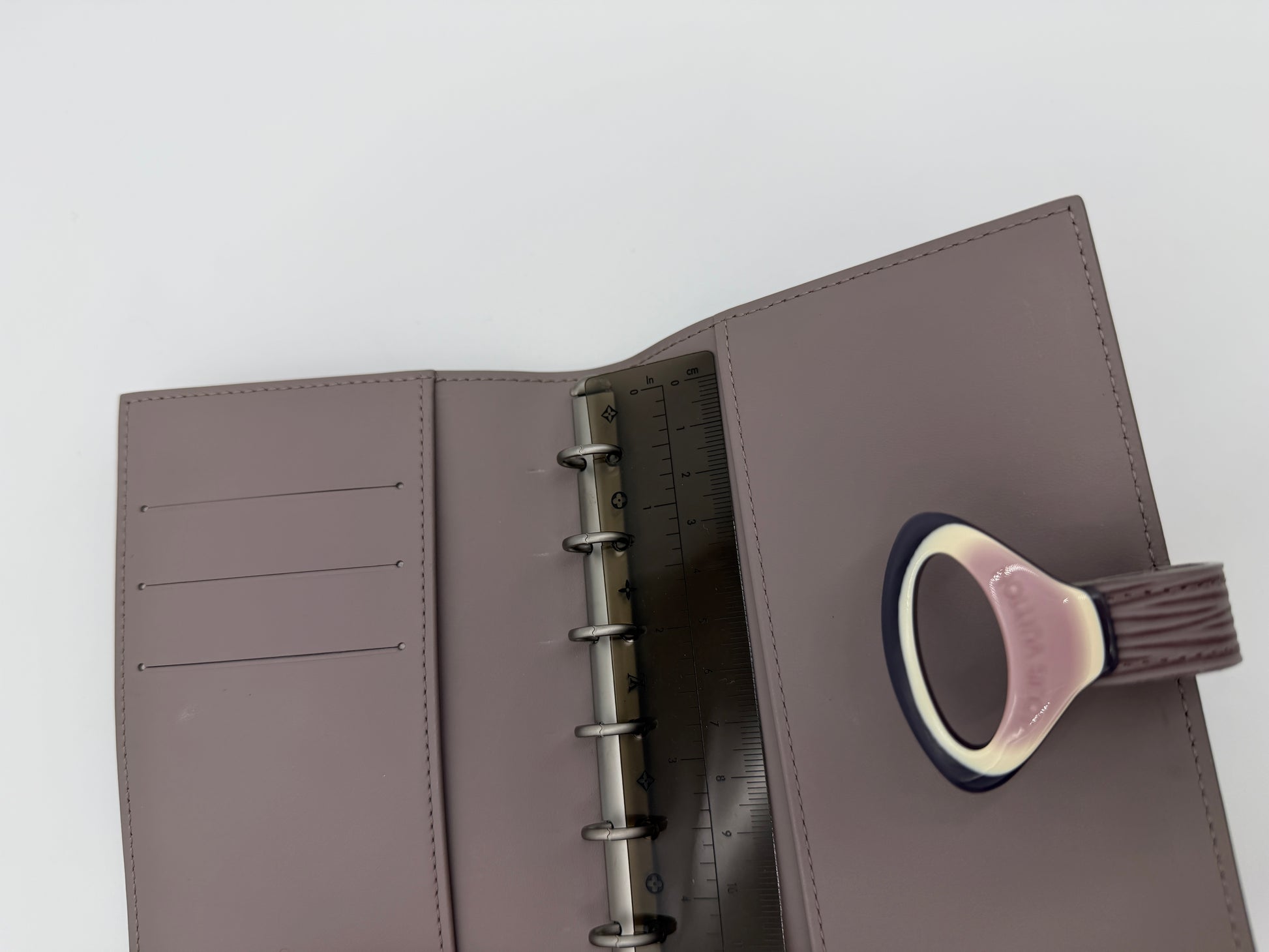 Louis Vuitton Epi Small Agenda with Clip