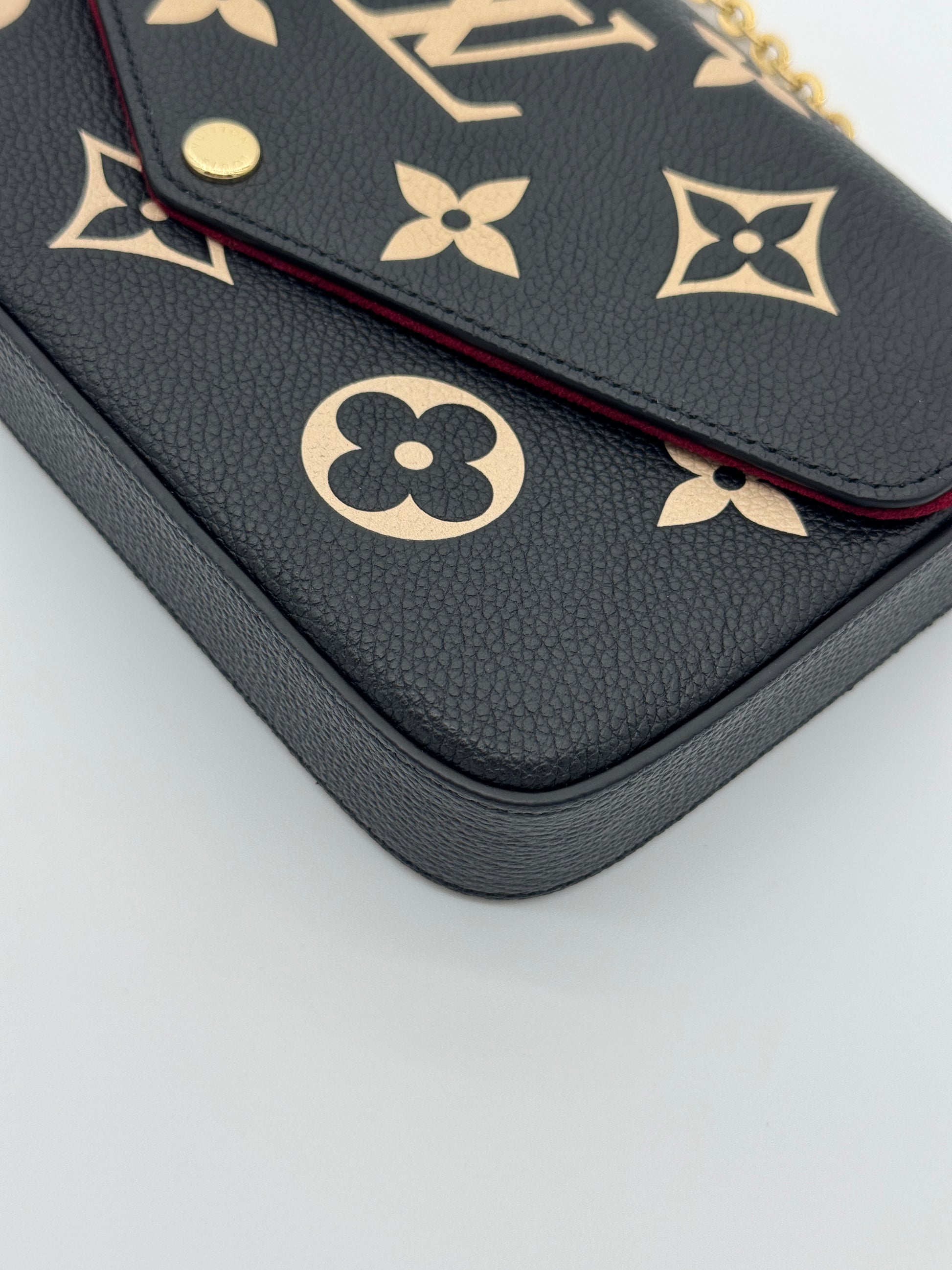 Louis Vuitton Felicie Pochette Bicolor Empreinte