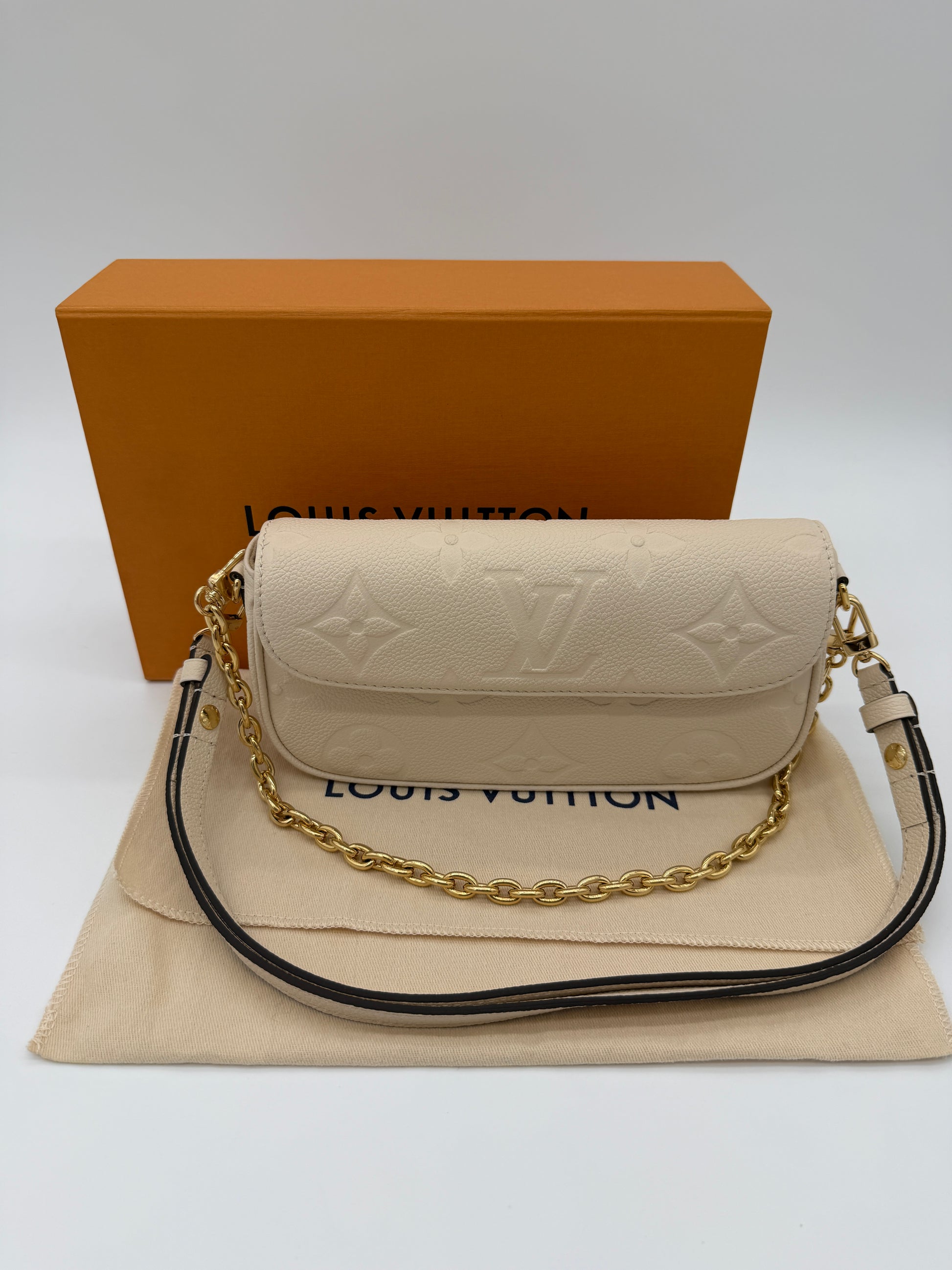 Louis Vuitton Wallet on Chain Ivy Cream Empreinte