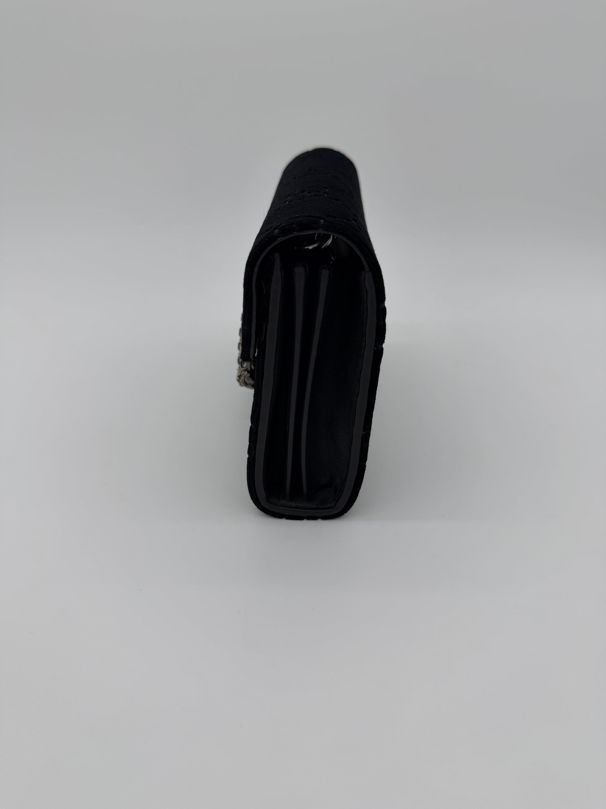 Gucci Dionysus Black Velvet Wallet on Chain