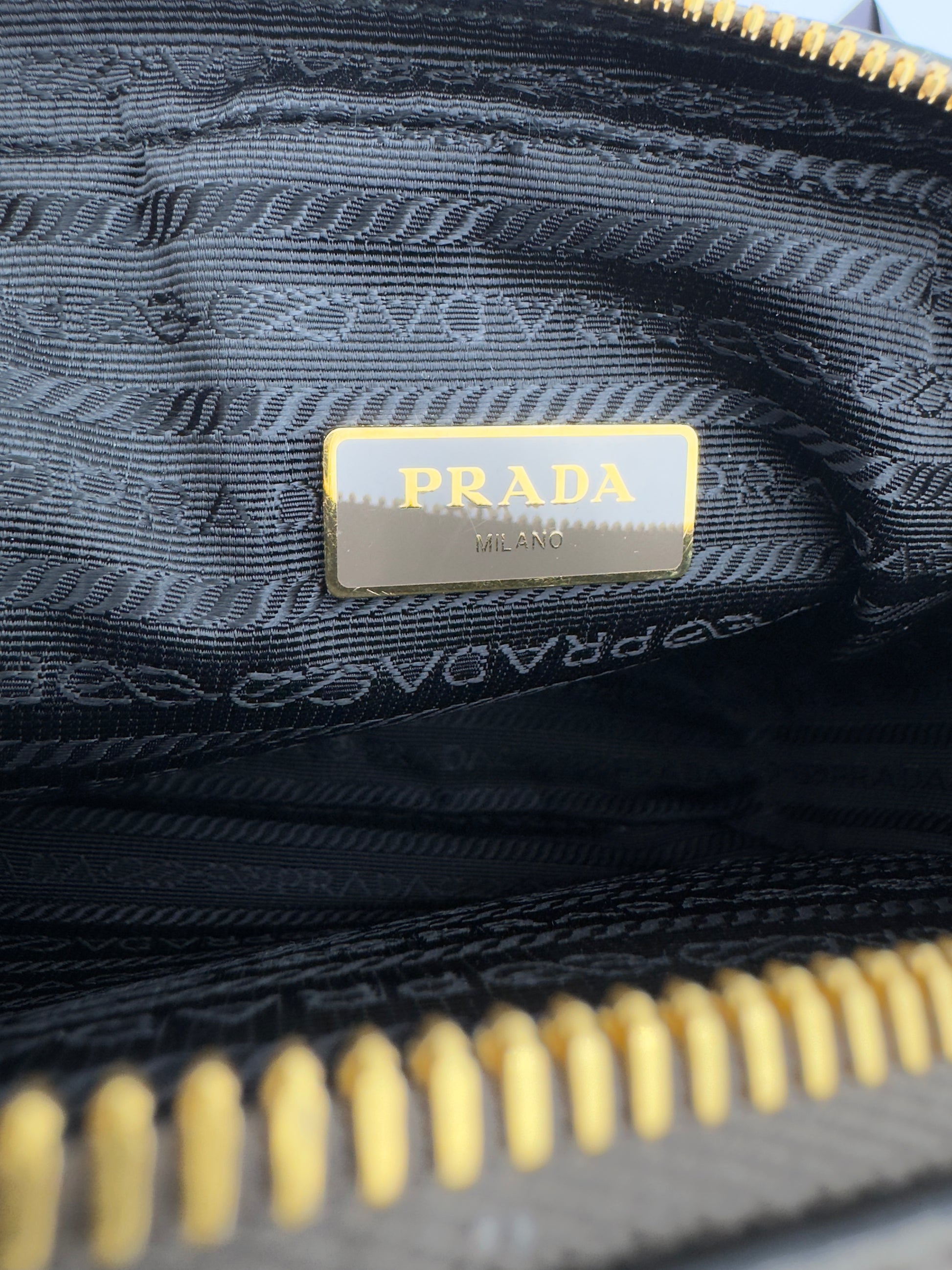 Prada Phenix Vitello Double Zip Crossbody Bag