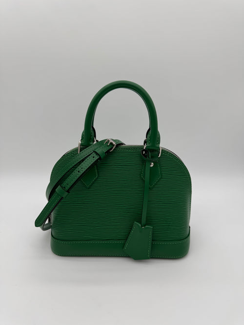 Louis Vuitton Alma BB Epi Borneo Green