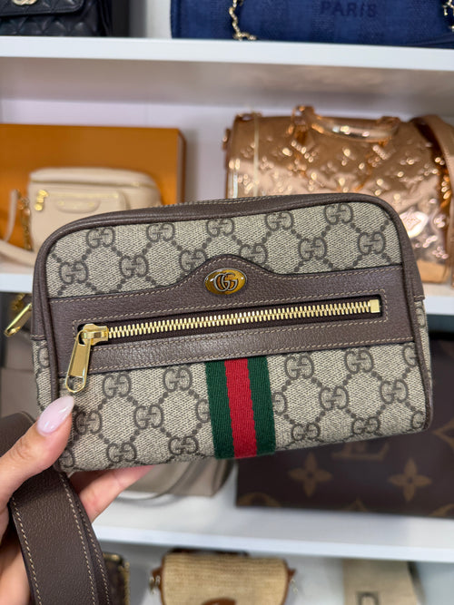 Gucci GG Supreme Ophidia Belt Bag Size 85
