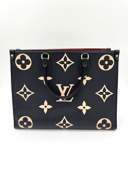 Louis Vuitton OnTheGo MM Bicolor Monogram Empreinte