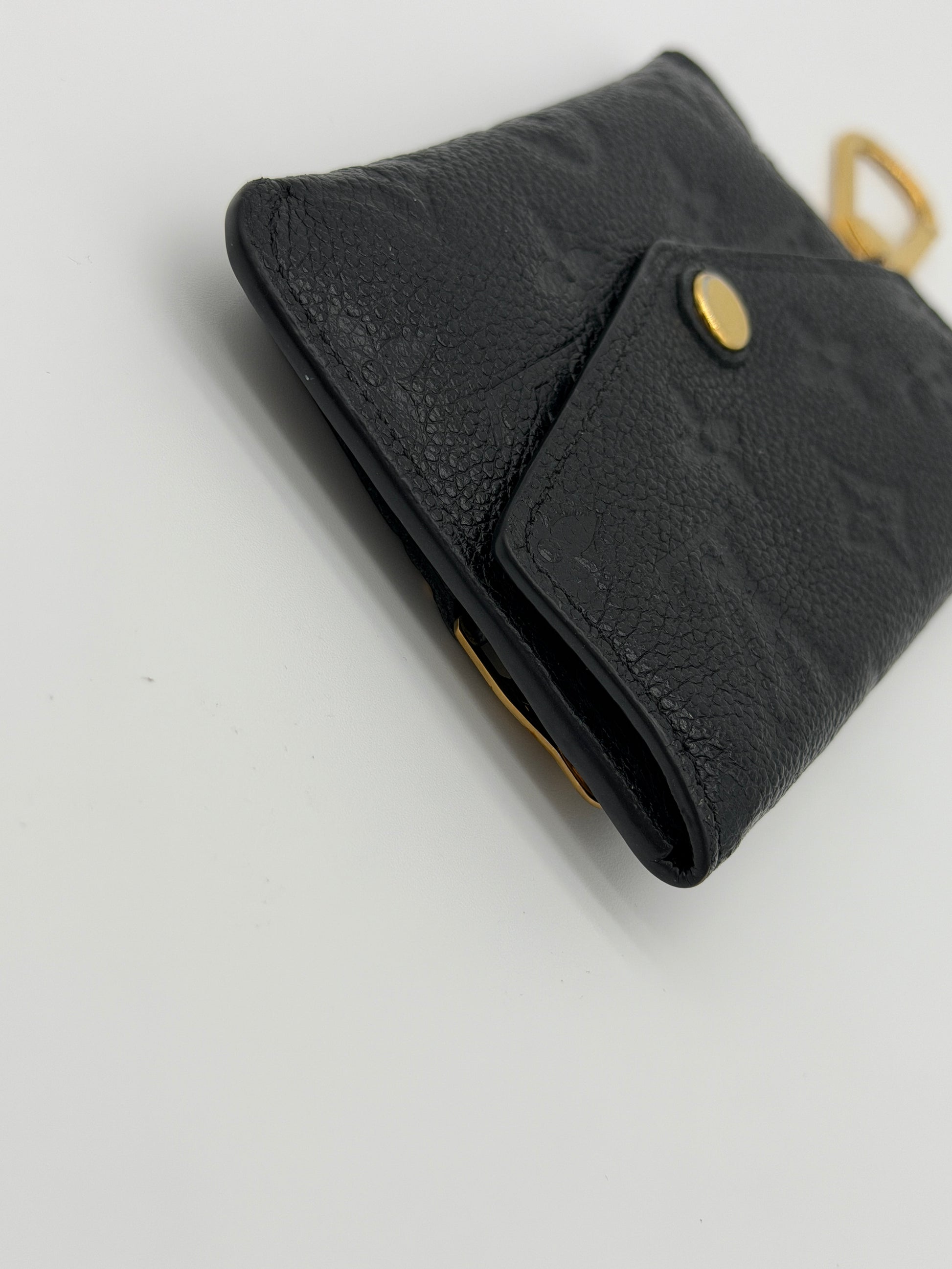 Louis Vuitton Black Empreinte Key Pouch