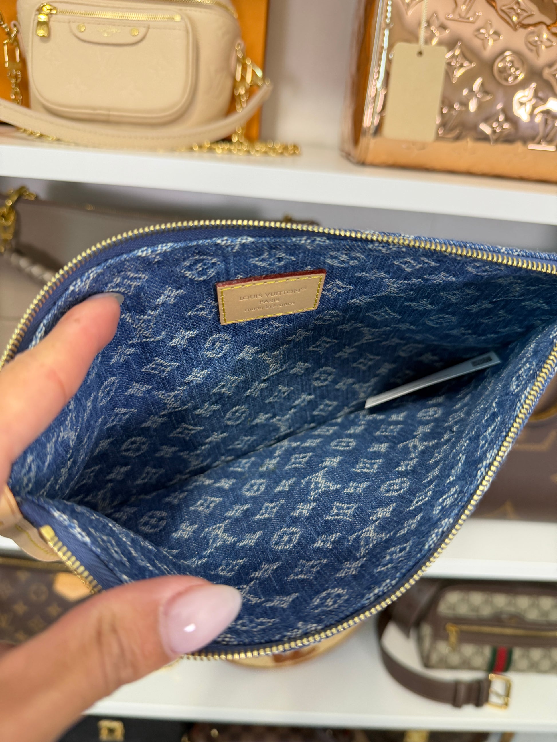 Louis Vuitton Denim Neverfull MM