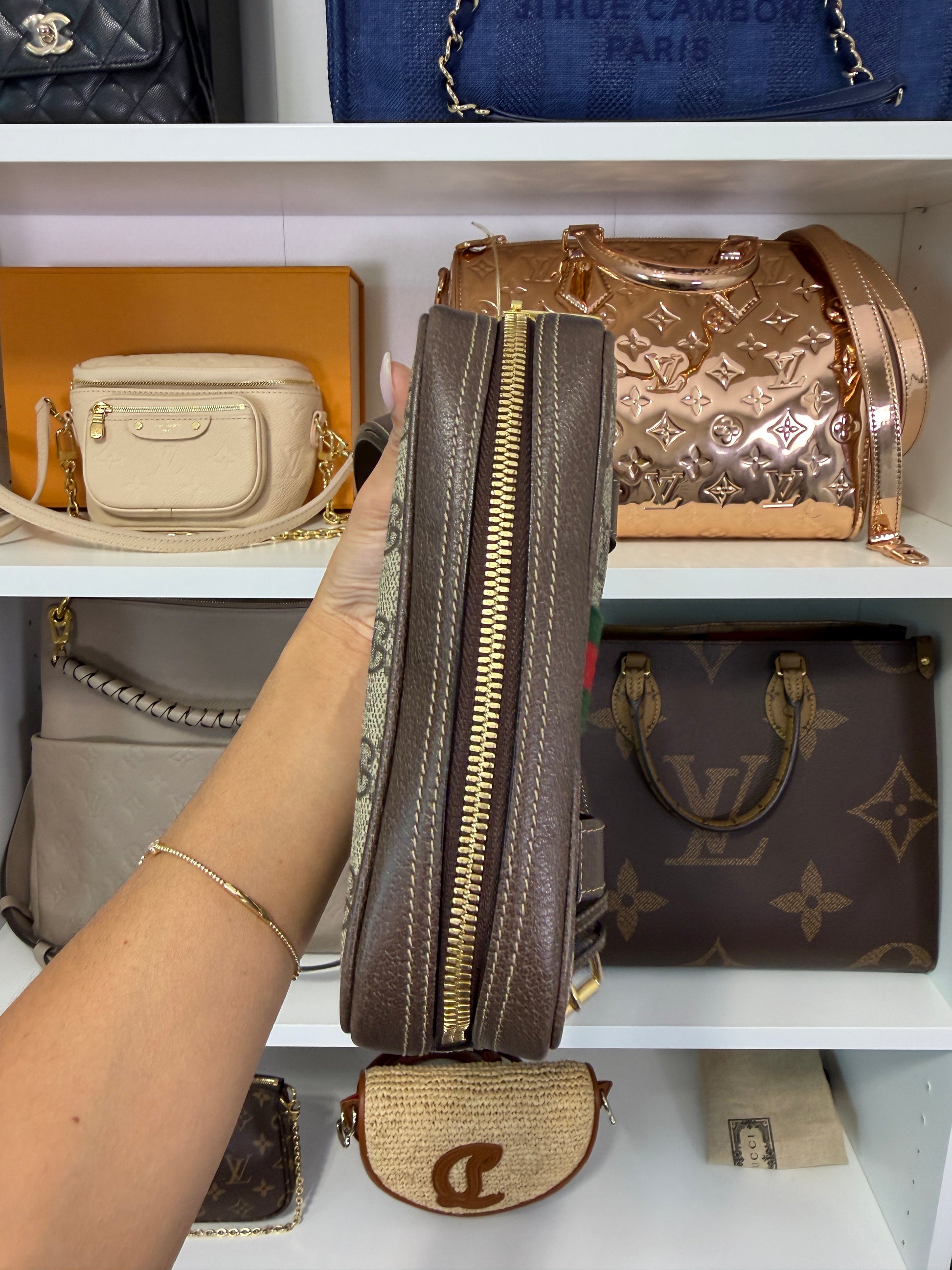 Gucci GG Supreme Ophidia Belt Bag Size 85