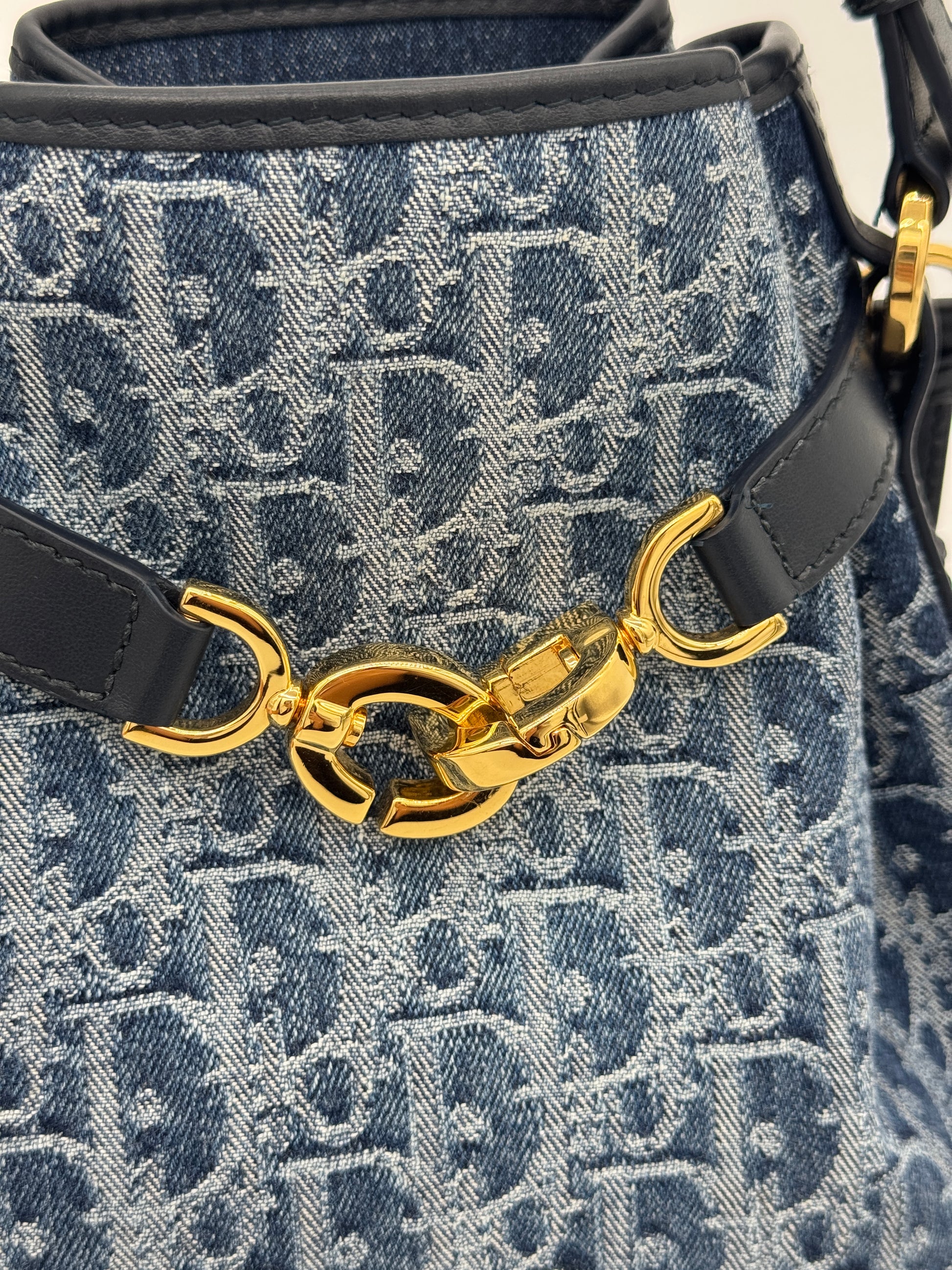 Christian Dior Medium C’est Denim Dior Oblique Jacquard