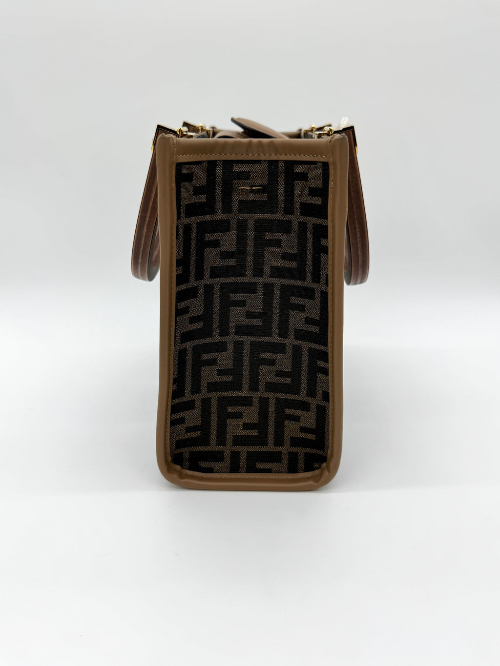 Fendi Sunshine Tote Small Brown FF Jacquard
