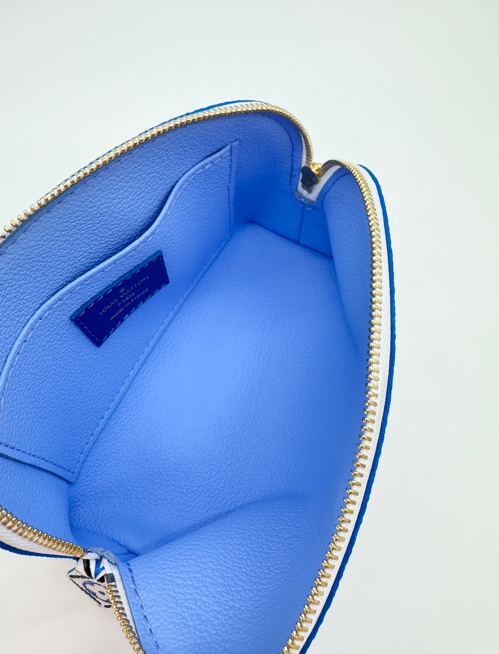 Louis Vuitton By The Pool Blue Giant Monogram Cosmetic Pouch