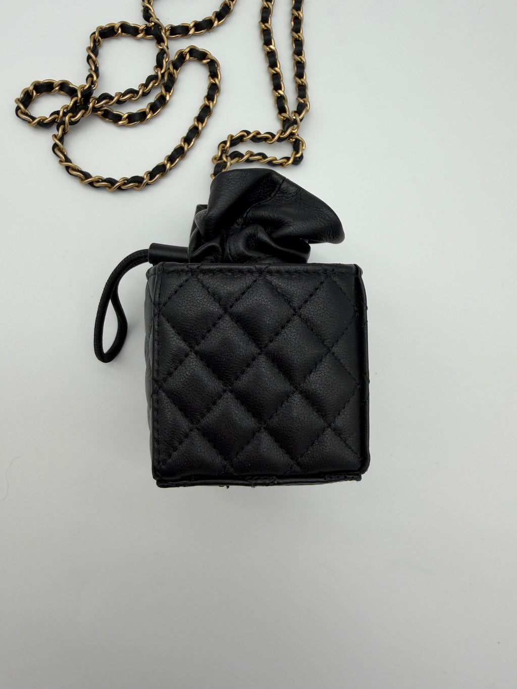 Chanel Mini Bucket Drawstring Crossbody Bag