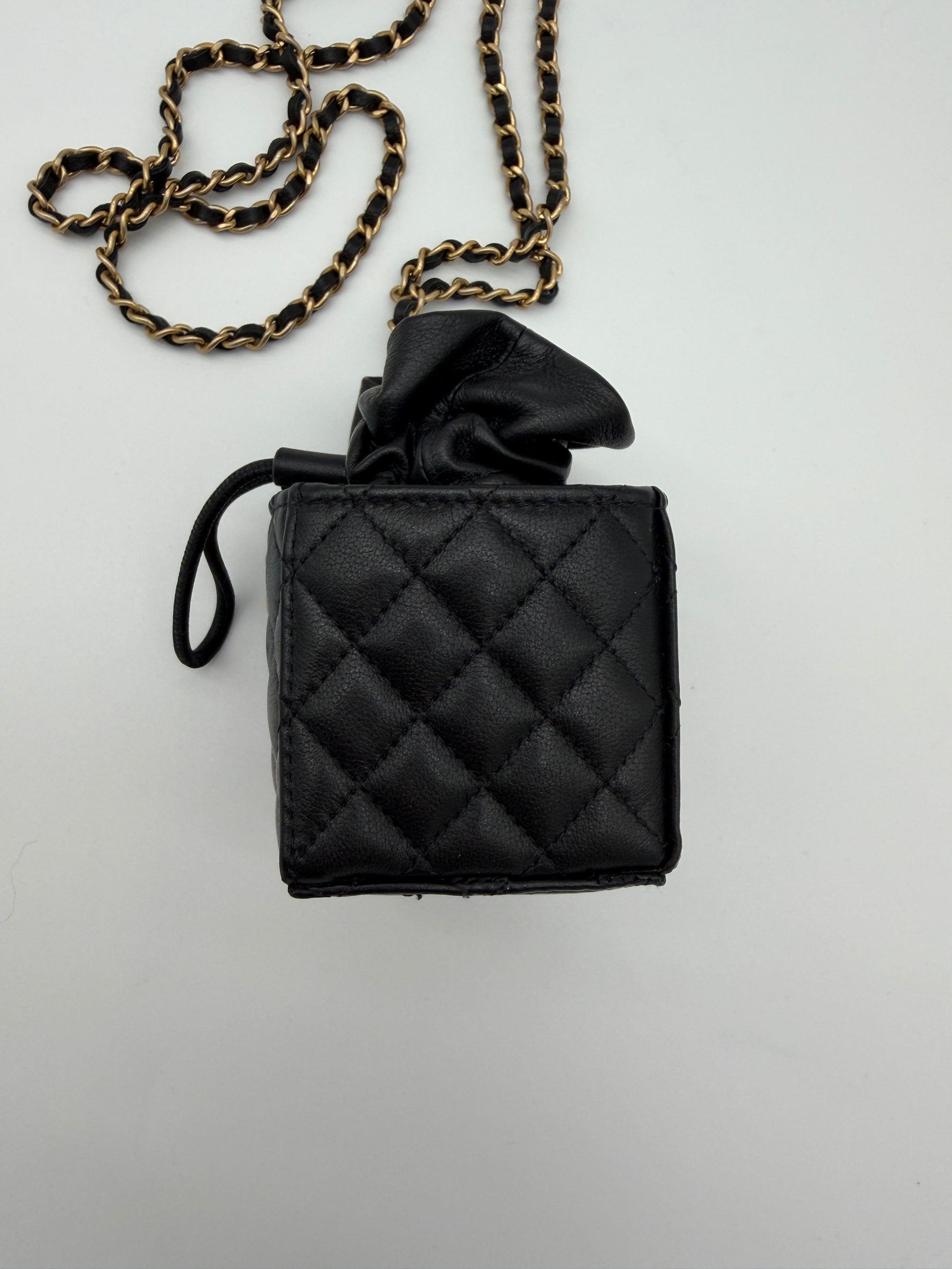 Chanel Mini Bucket Drawstring Crossbody Bag
