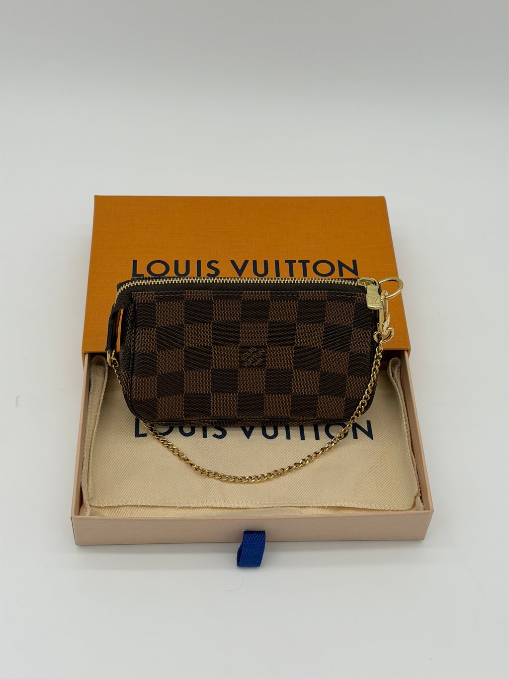 Louis Vuitton Mini Pochette Accessoires Damier Ebene
