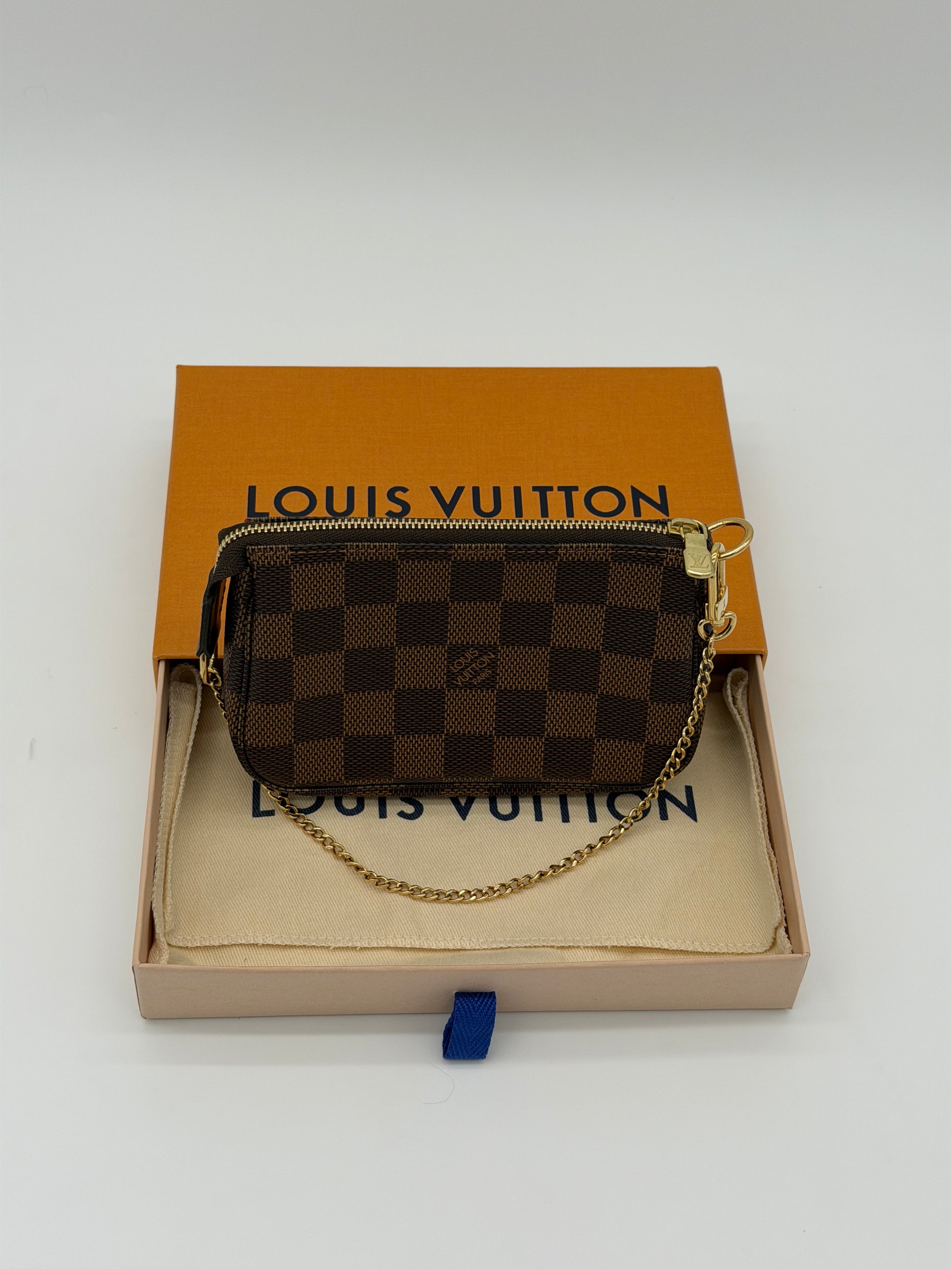 Louis Vuitton Mini Pochette Accessoires Damier Ebene