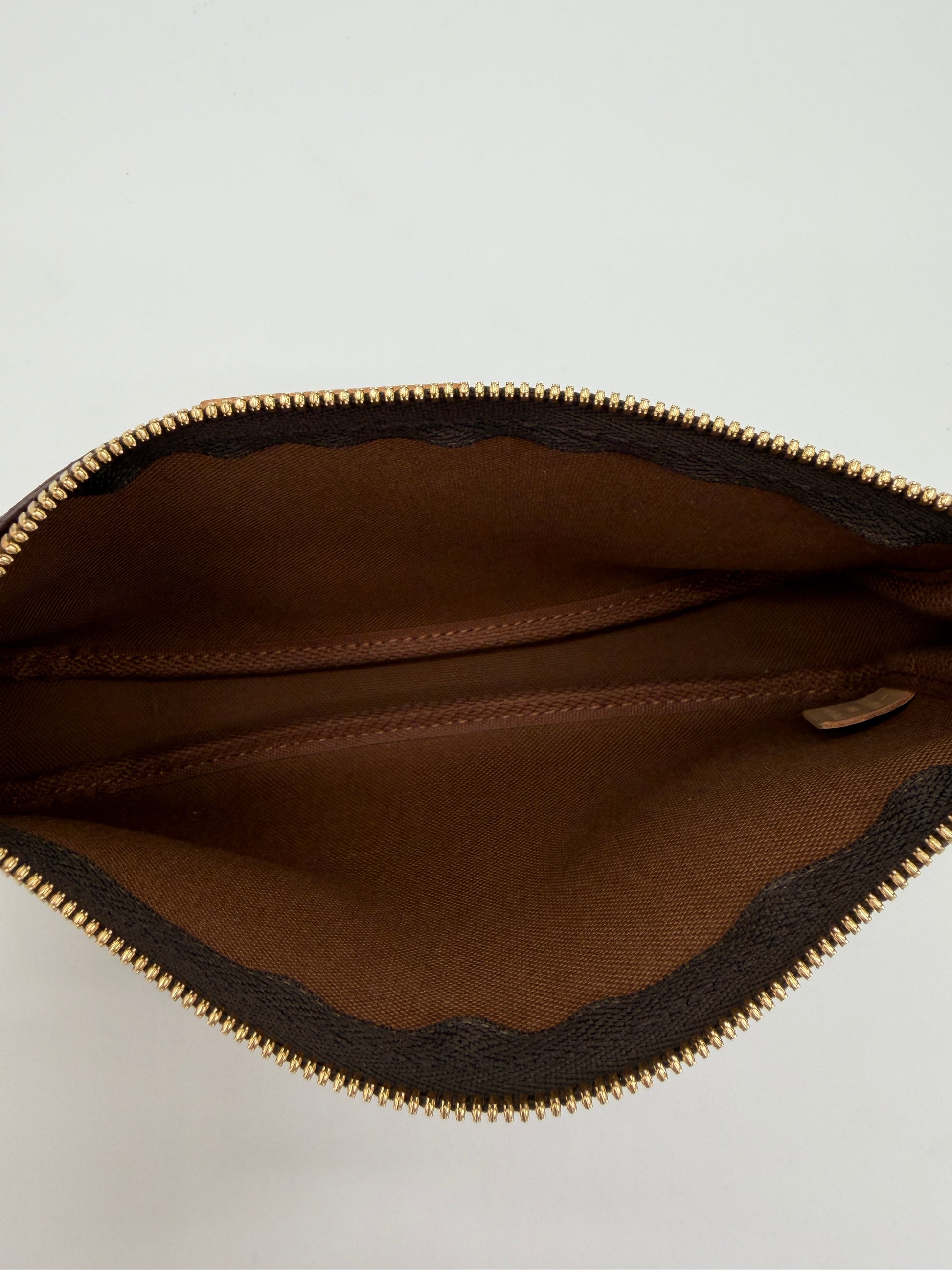 Louis Vuitton Monogram Small Pochette with chain