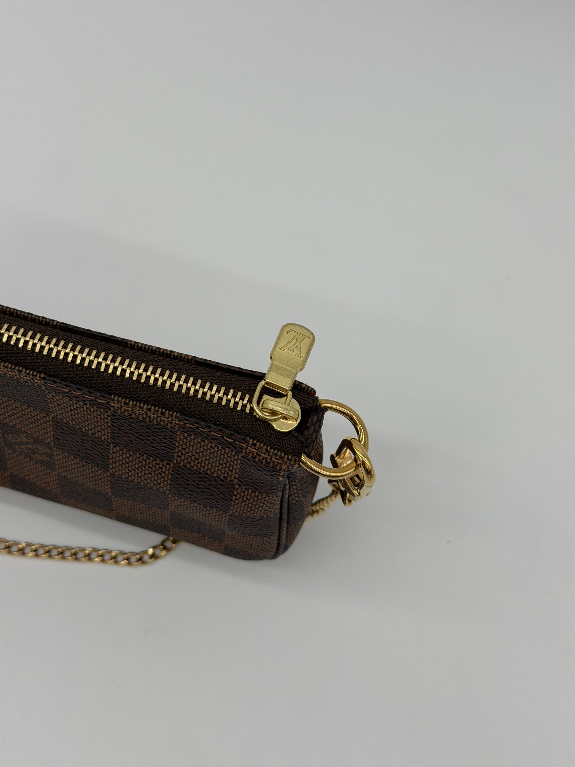 Louis Vuitton Mini Pochette Accessoires Damier Ebene