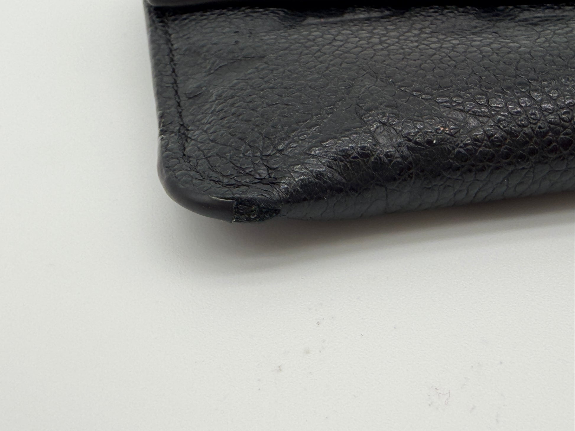 Louis Vuitton Black Empreinte Key Pouch