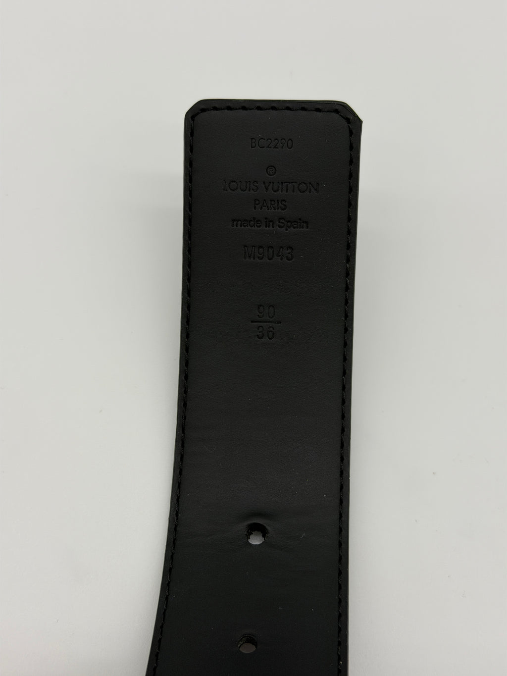 Louis Vuitton Reversible Belt Monogram Eclipse Size 90