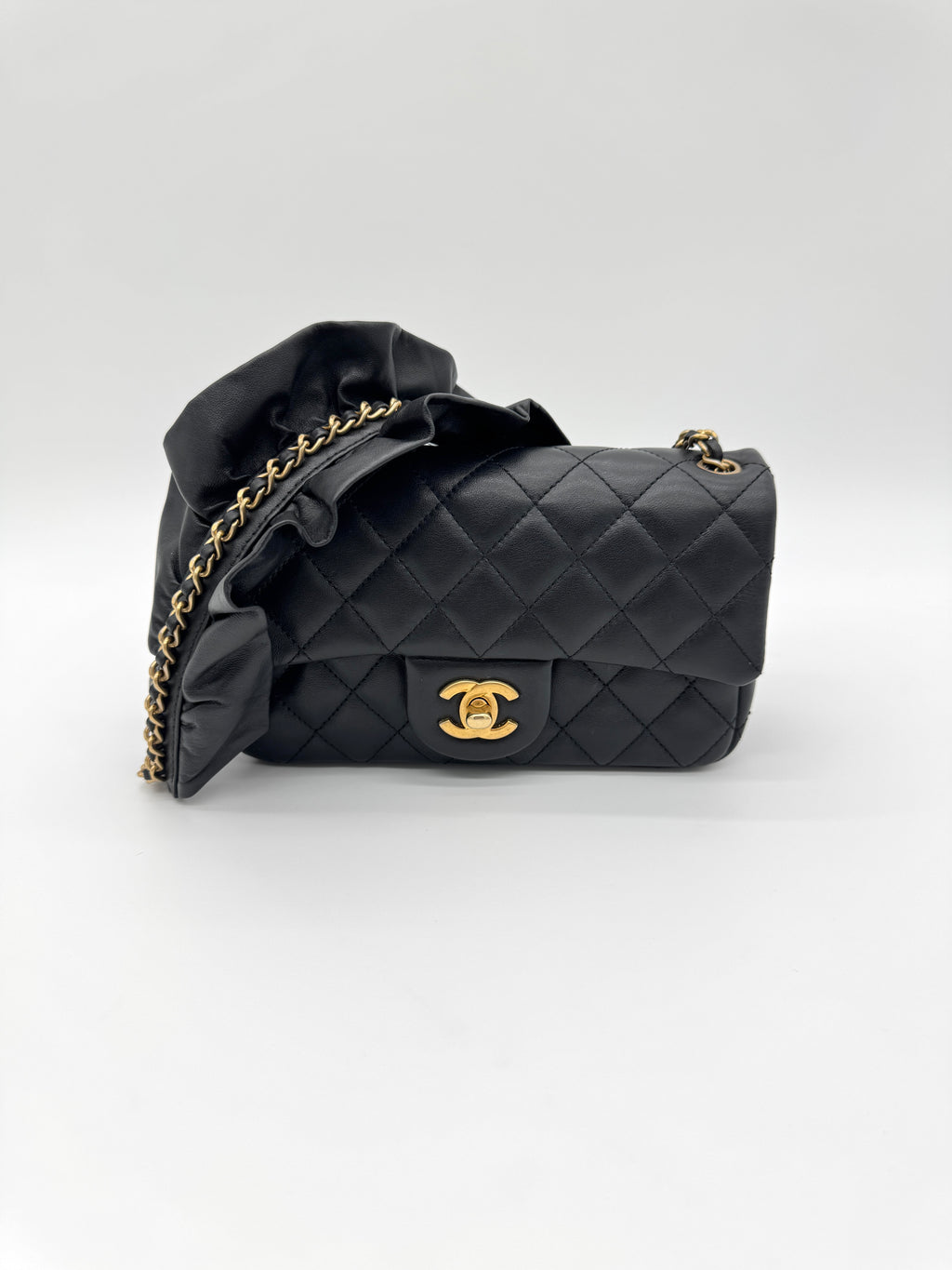 Chanel Lambskin Mini Romance Flap Bag